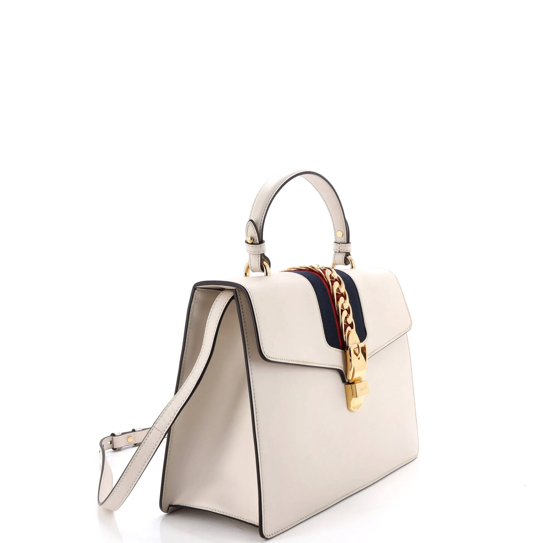 Sylvie Top Handle Bag Leather Medium - Image 2