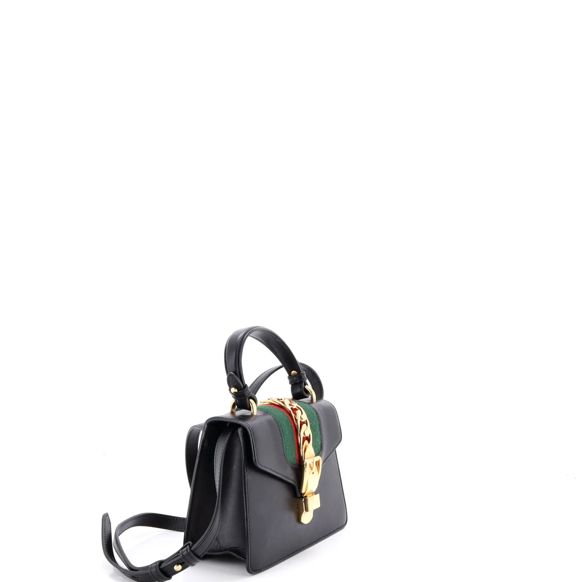 Sylvie Top Handle Bag Leather Mini - Image 2