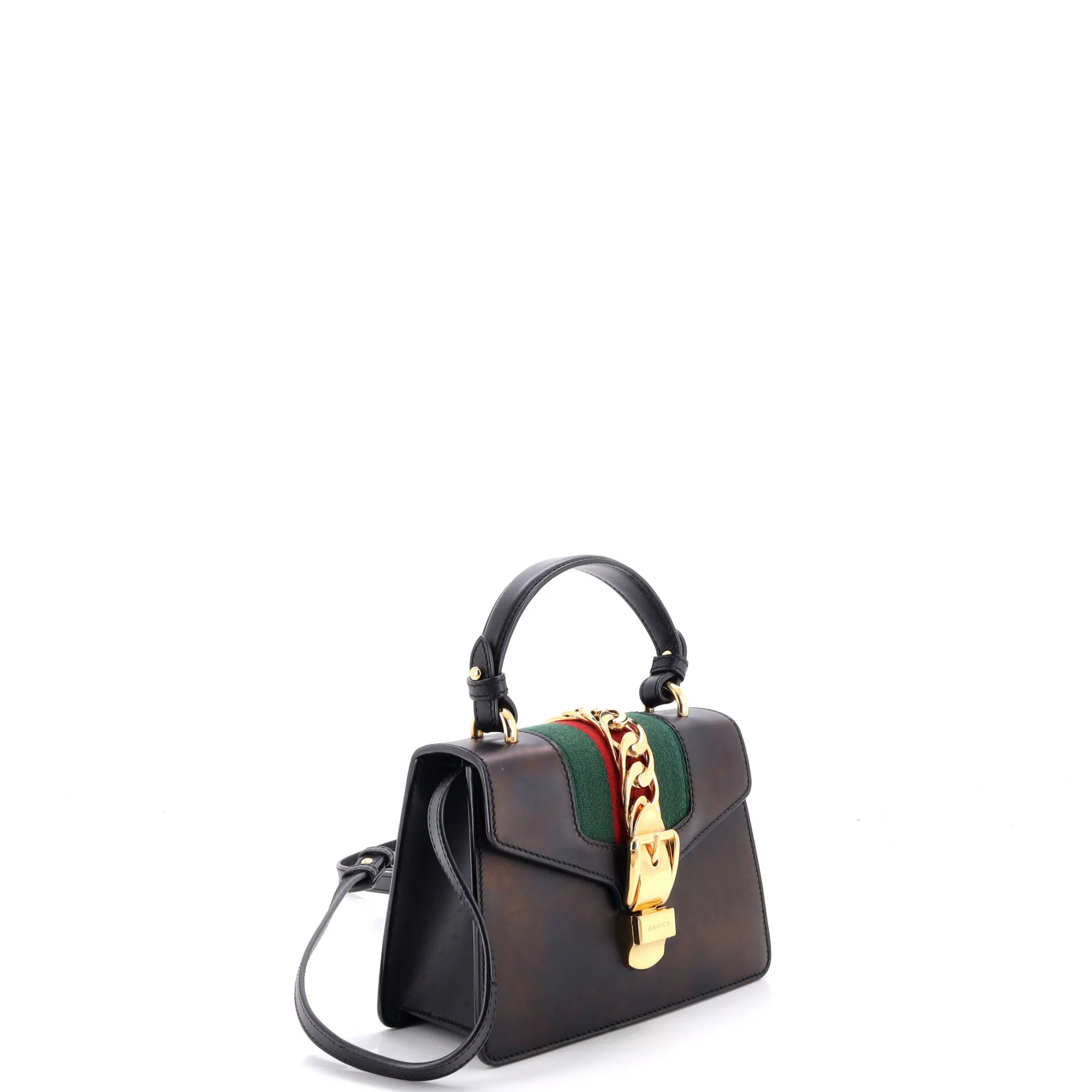 Sylvie Top Handle Bag Leather Mini - Image 2