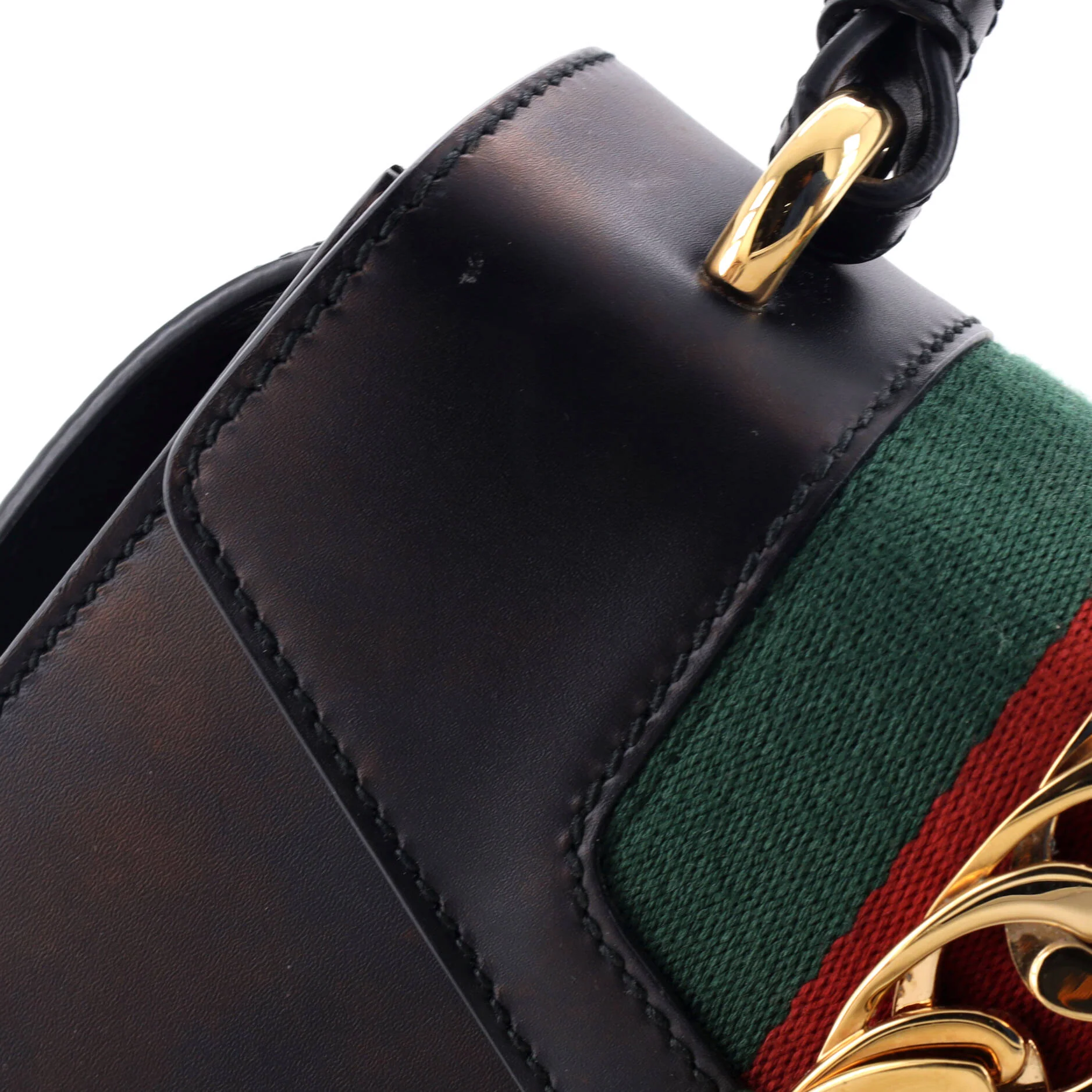 Sylvie Top Handle Bag Leather Mini - Image 6