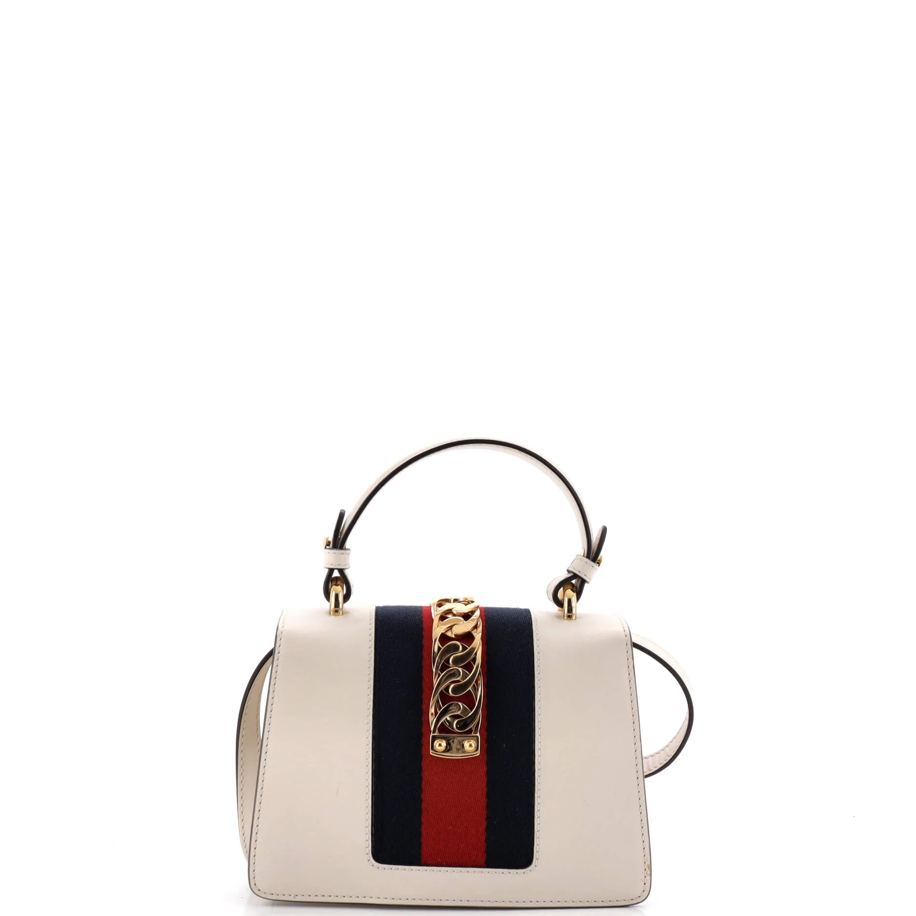 Sylvie Top Handle Bag Leather Mini - Image 3