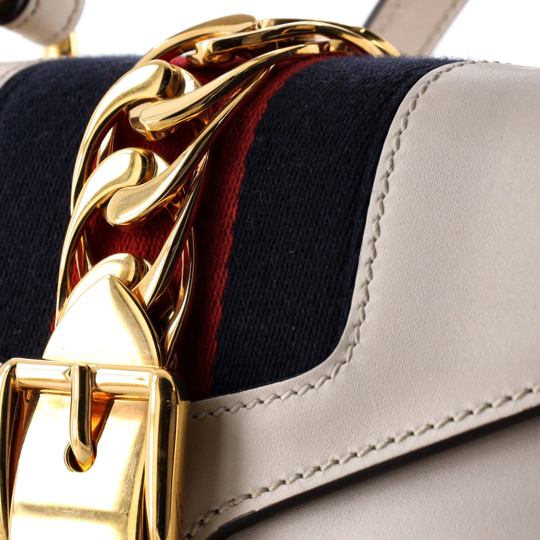 Sylvie Top Handle Bag Leather Mini - Image 6
