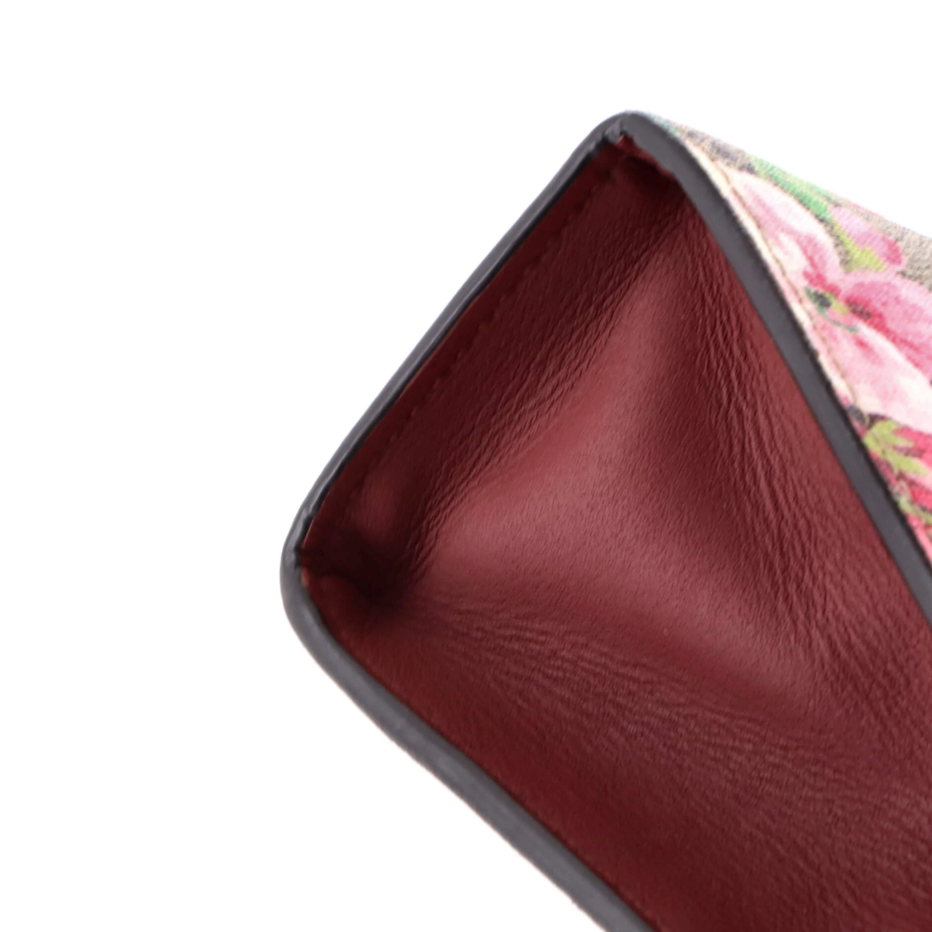 Toiletry Pouch Blooms Print GG Coated Canvas Large - Image 6