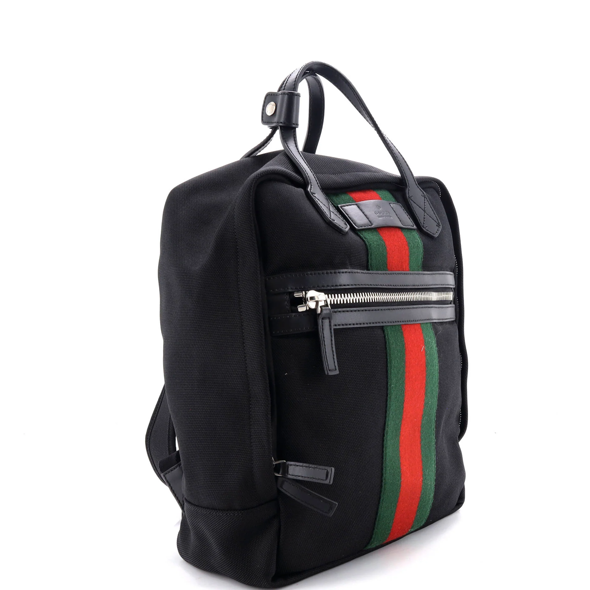 Top Handle Web Backpack Techno Canvas Medium - Image 2
