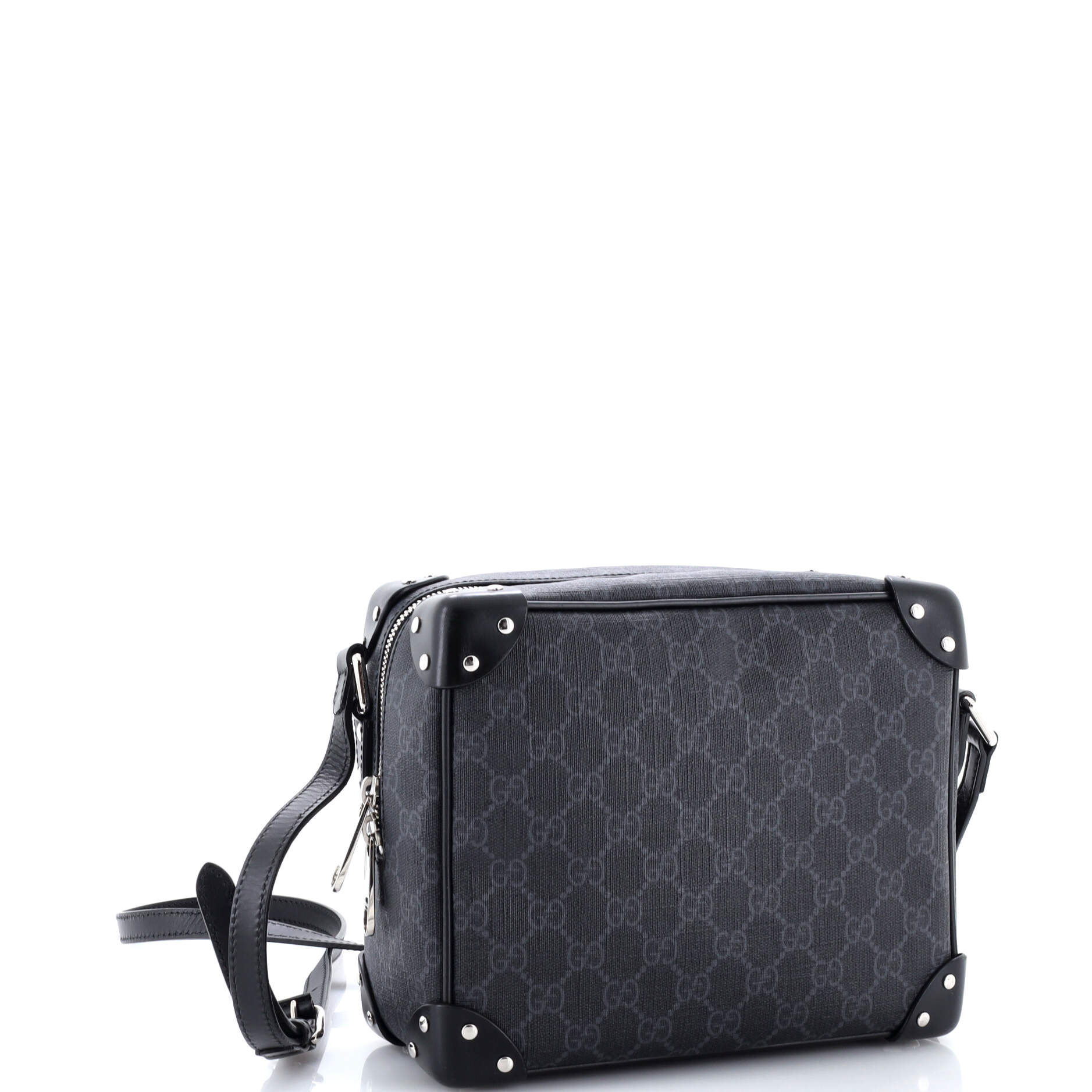 Trunk Shoulder Bag GG Coated Canvas with Studded Leather - Image 2
