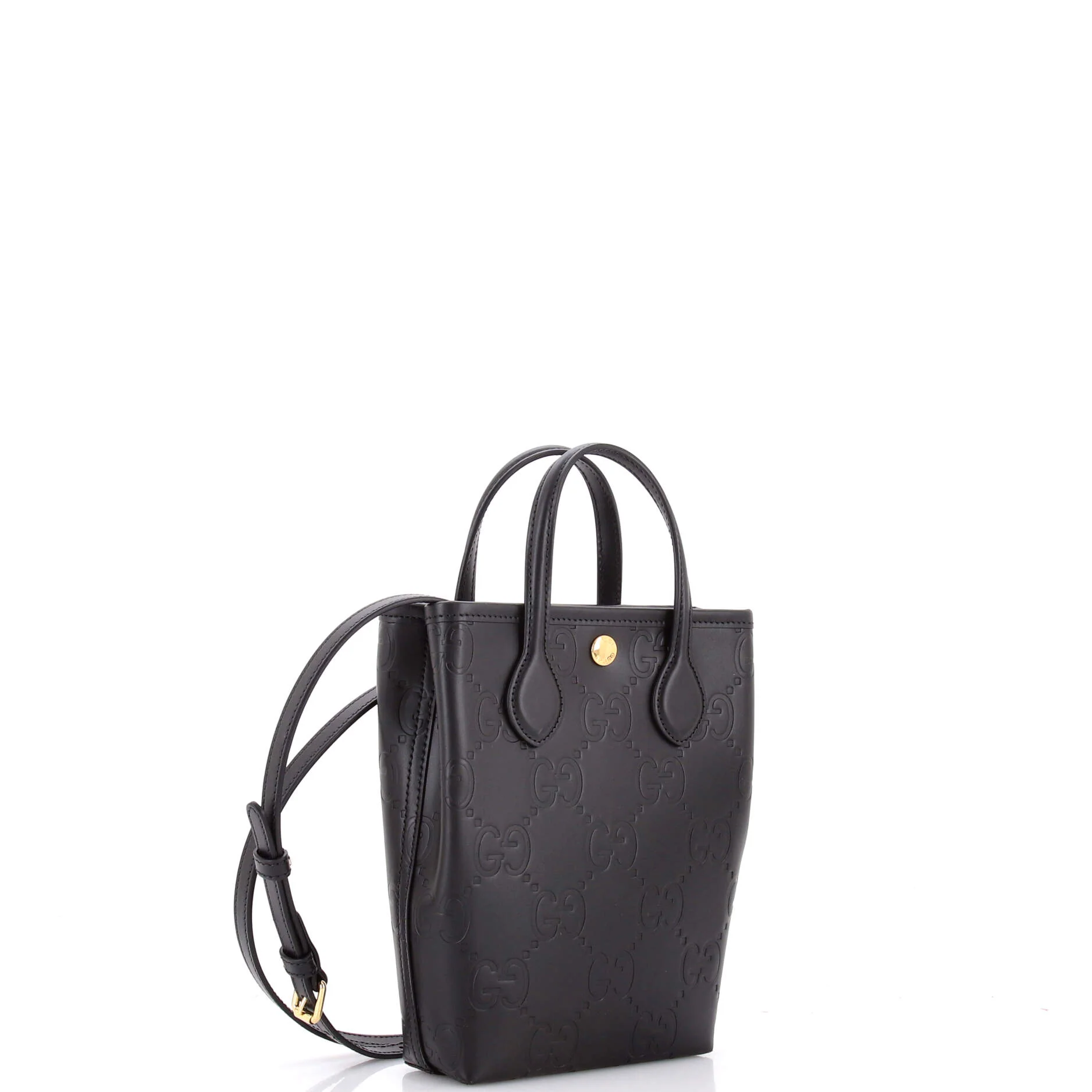 Vertical Tote GG Embossed Leather Mini - Image 2