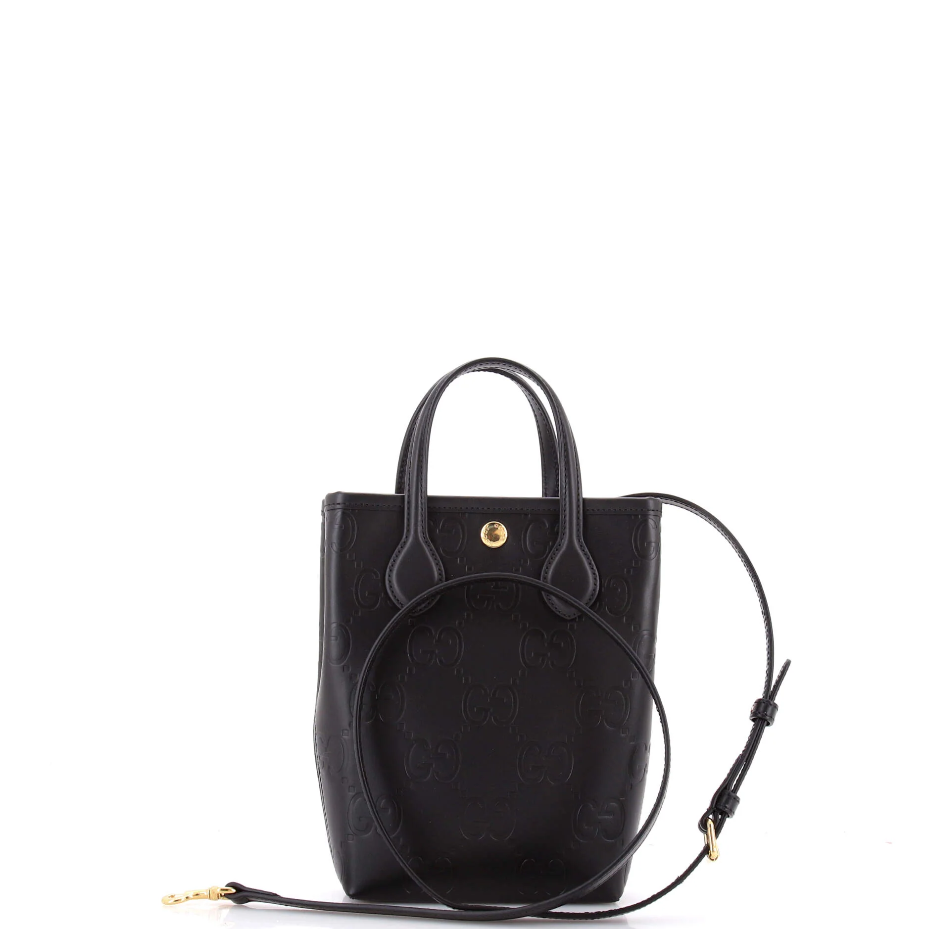 Vertical Tote GG Embossed Leather Mini - Image 3