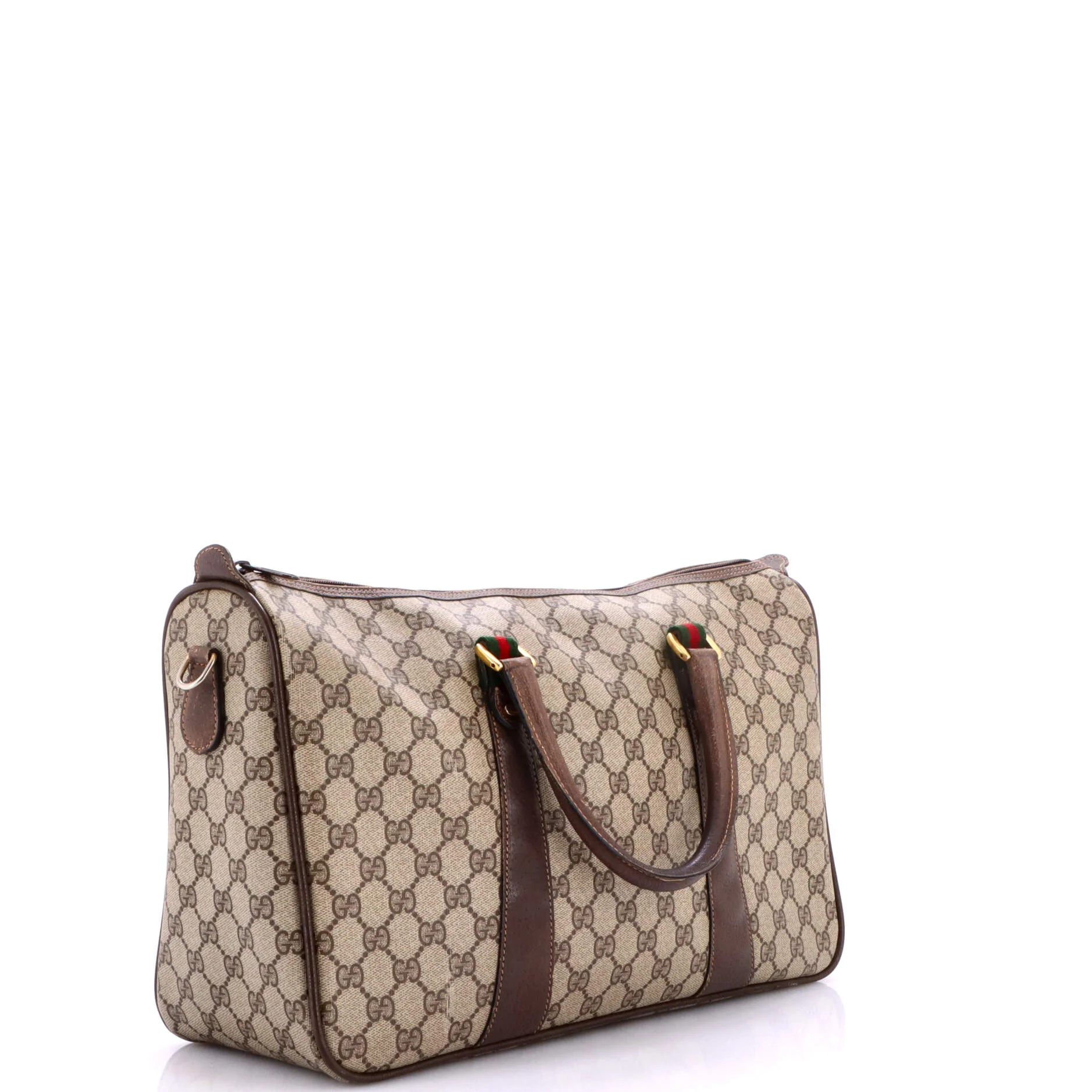 Vintage Convertible Duffle Bag GG Coated Canvas Medium - Image 2