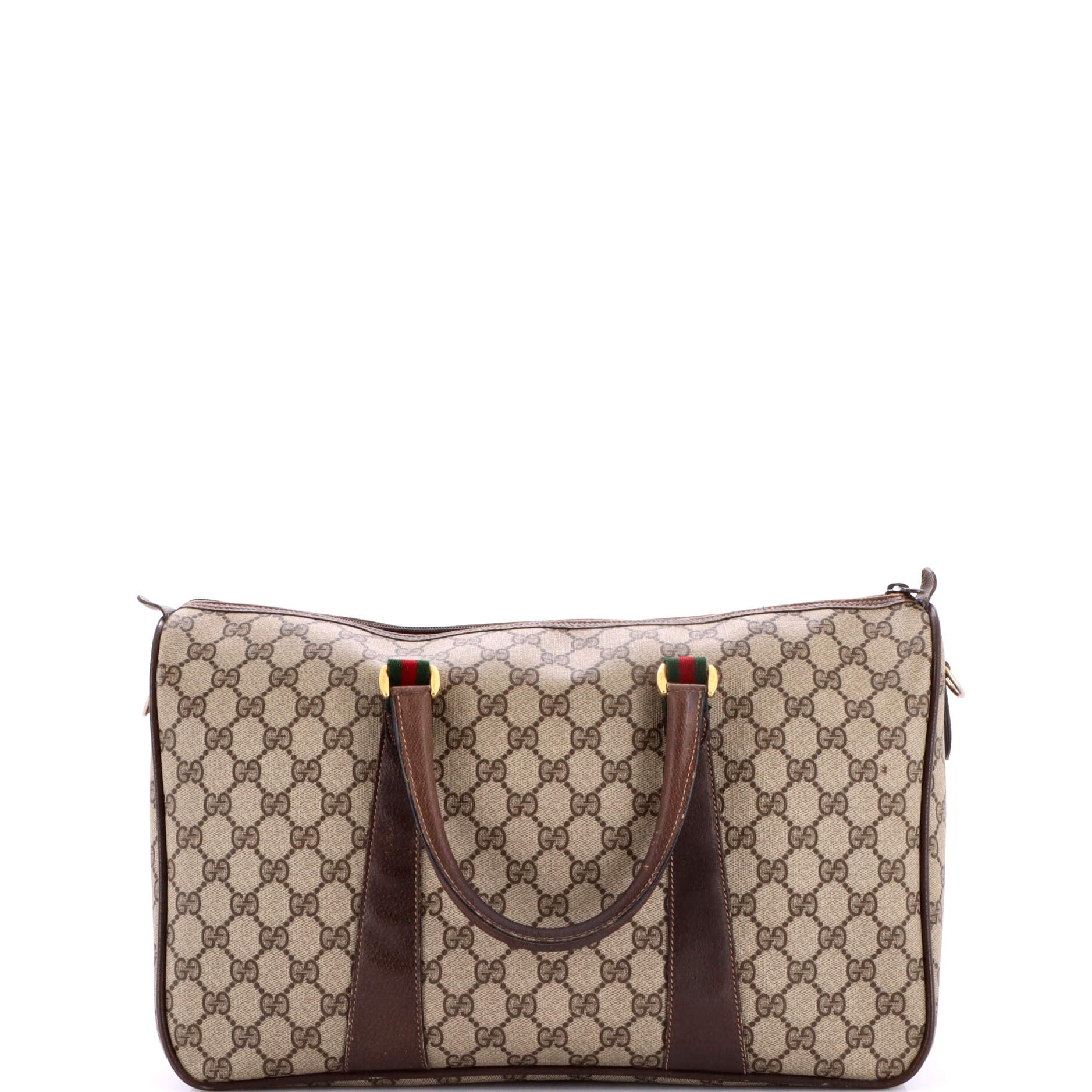 Vintage Convertible Duffle Bag GG Coated Canvas Medium - Image 3
