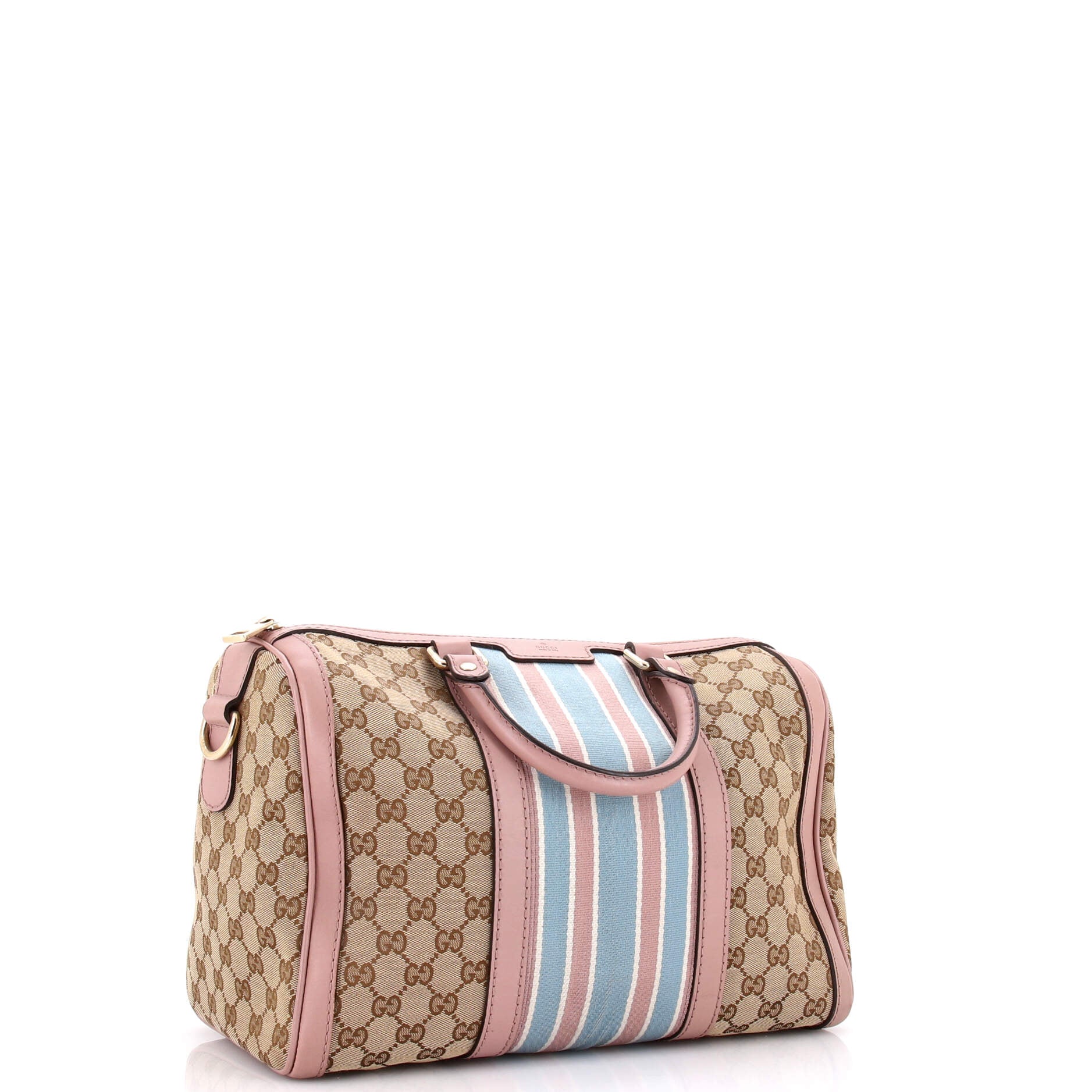 Vintage Web Boston Bag GG Canvas Medium - Image 2