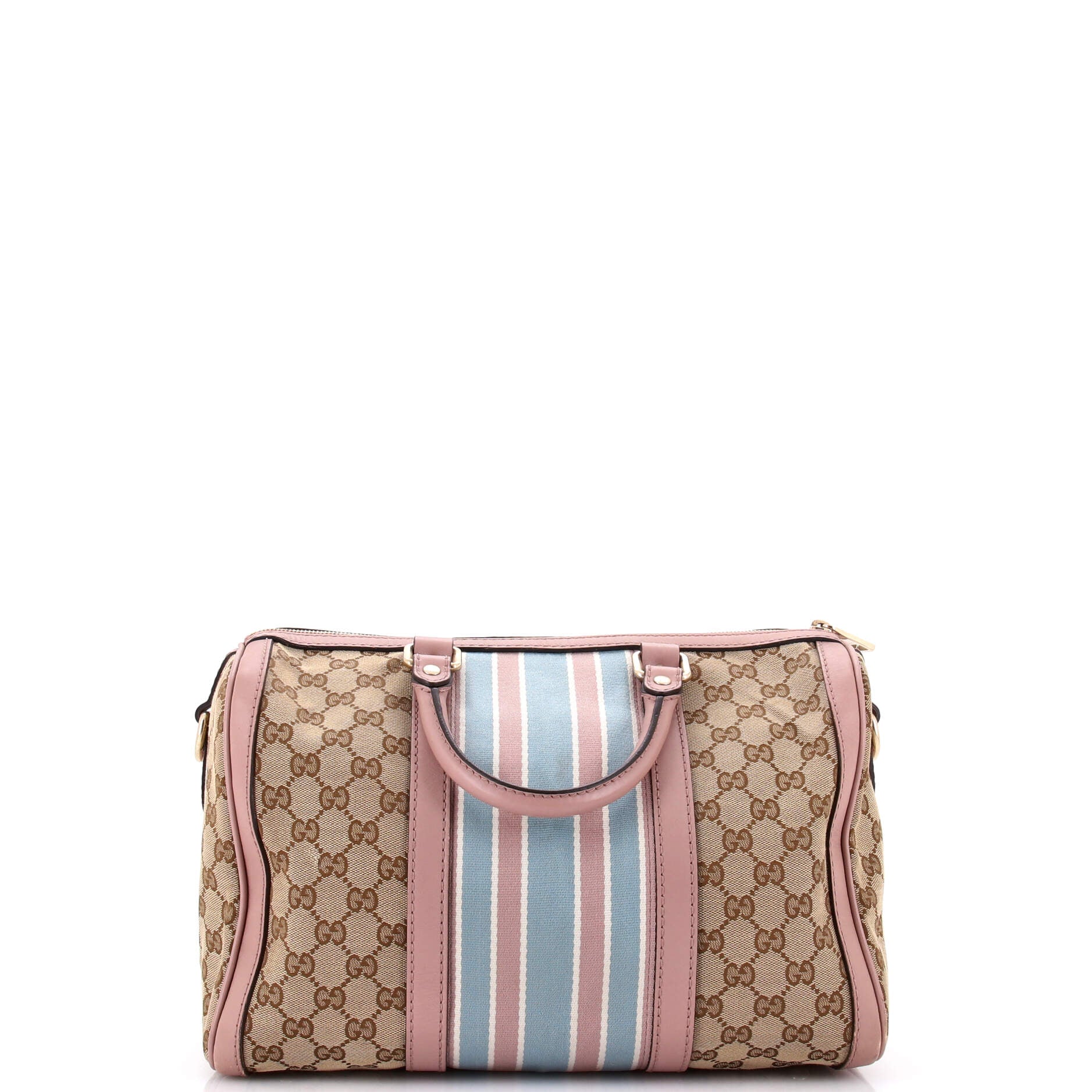Vintage Web Boston Bag GG Canvas Medium - Image 3