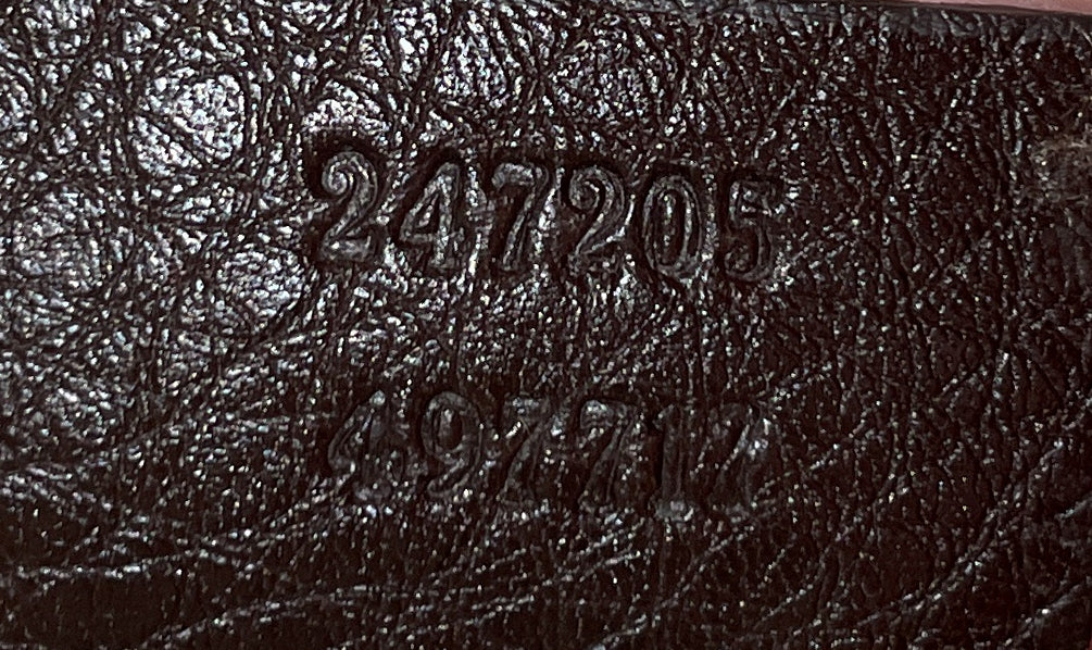 Vintage Web Boston Bag Leather Medium - Image 7