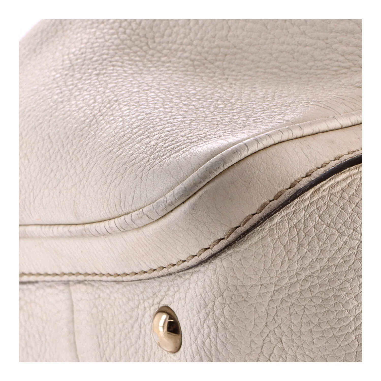 Vintage Web Boston Bag Leather Medium - Image 6