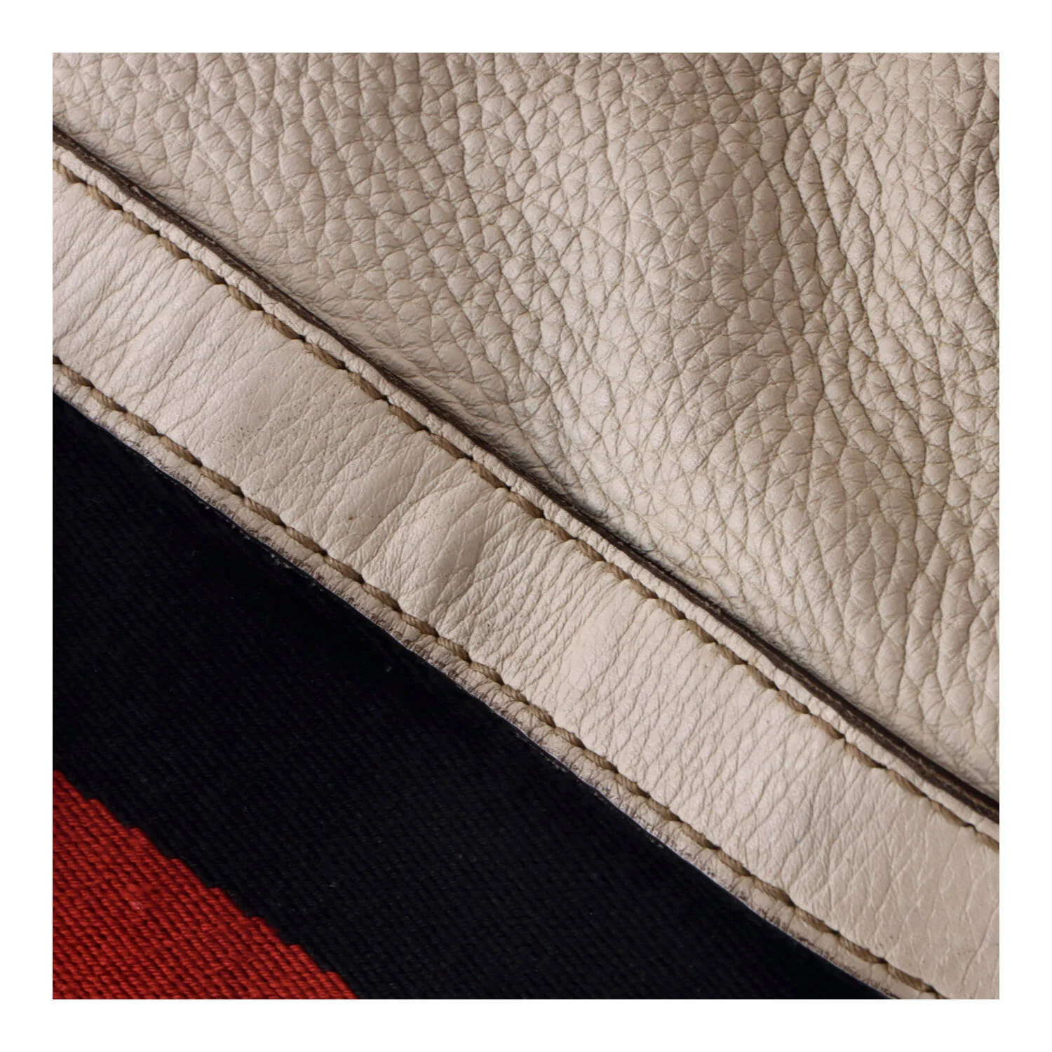 Vintage Web Boston Bag Leather Medium - Image 7