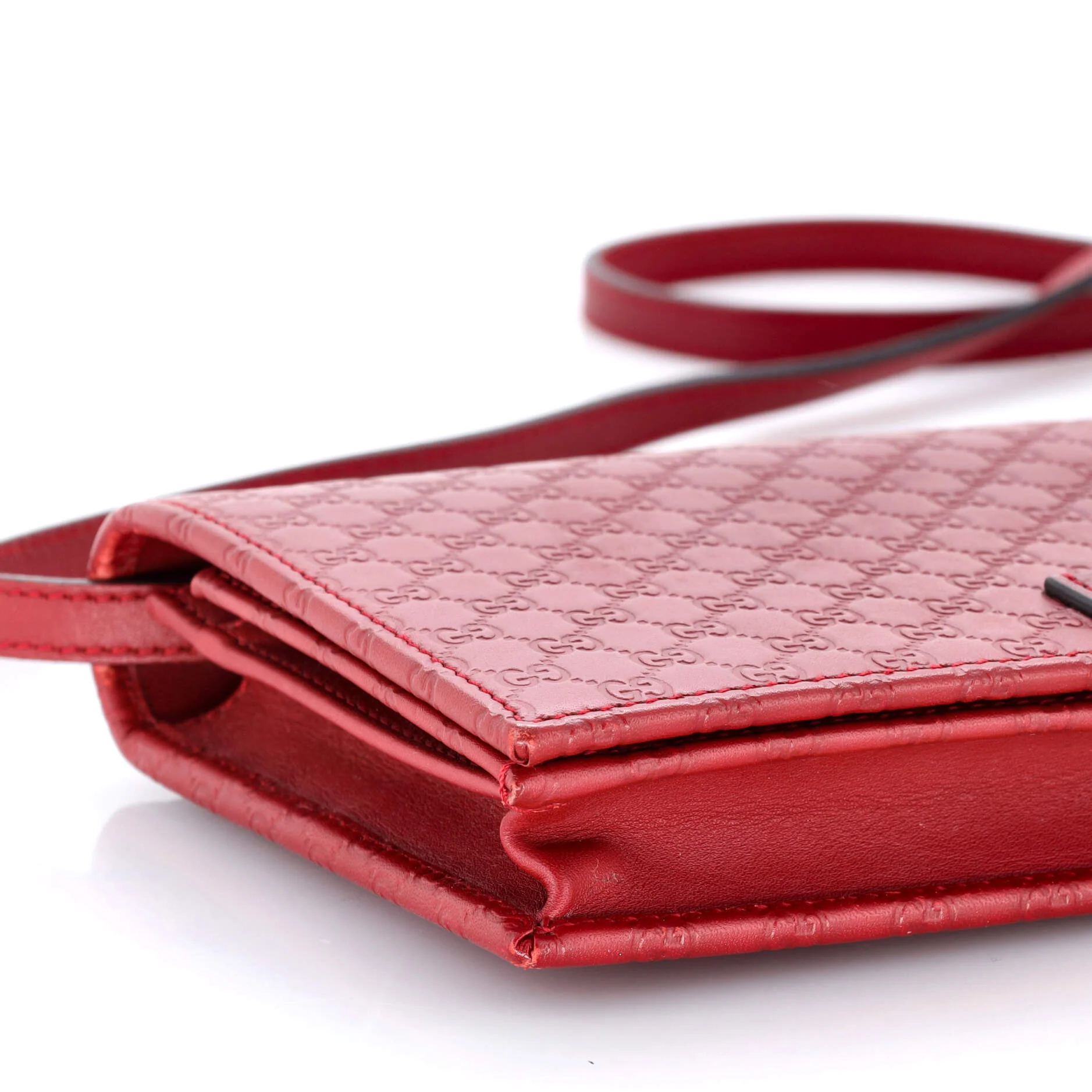 Wallet on Strap Microguccissima Leather - Image 6