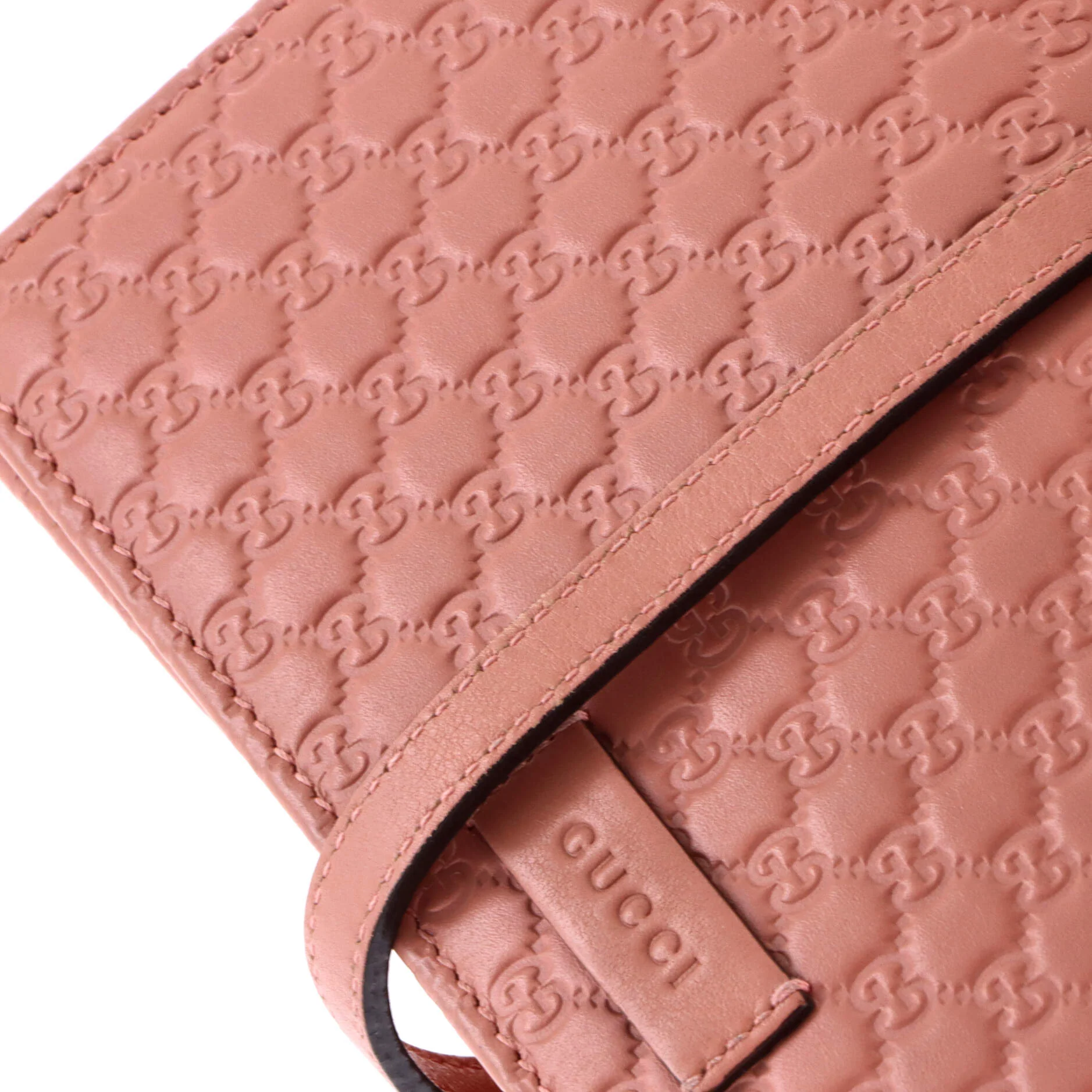 Wallet on Strap Microguccissima Leather - Image 6
