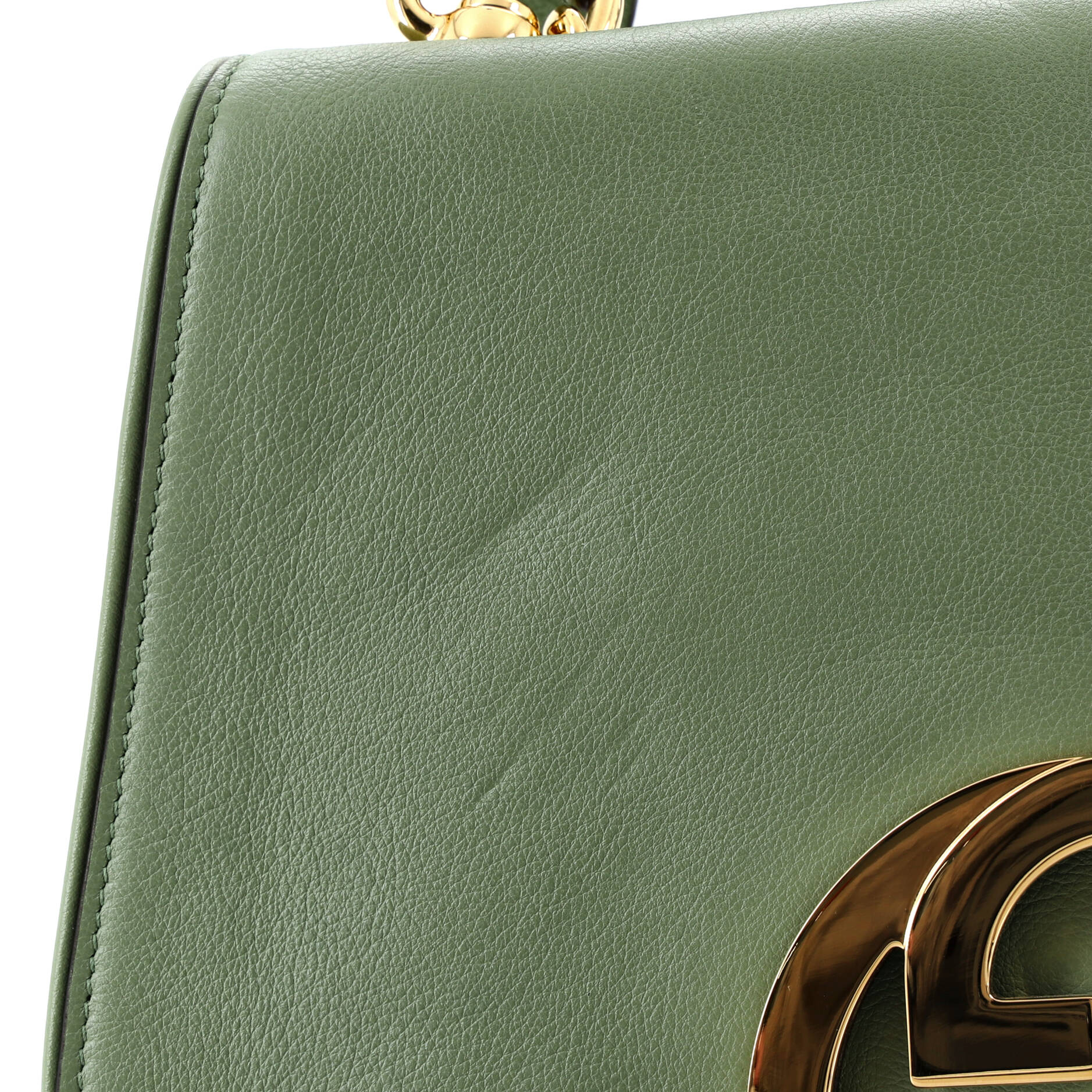 Web Blondie Shoulder Flap Bag Leather Medium - Image 6