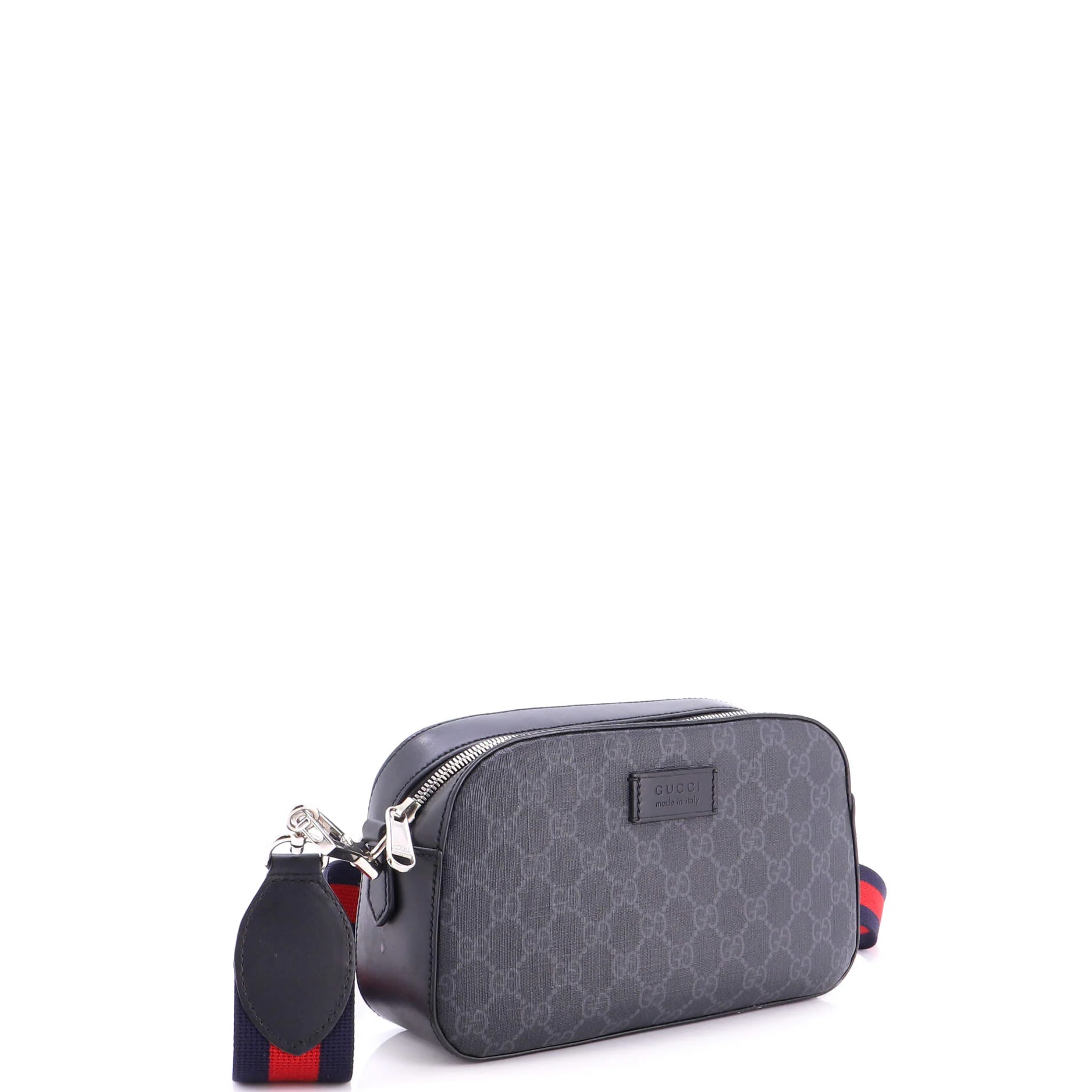 Web Camera Shoulder Bag GG Coated Canvas Small - Image 2