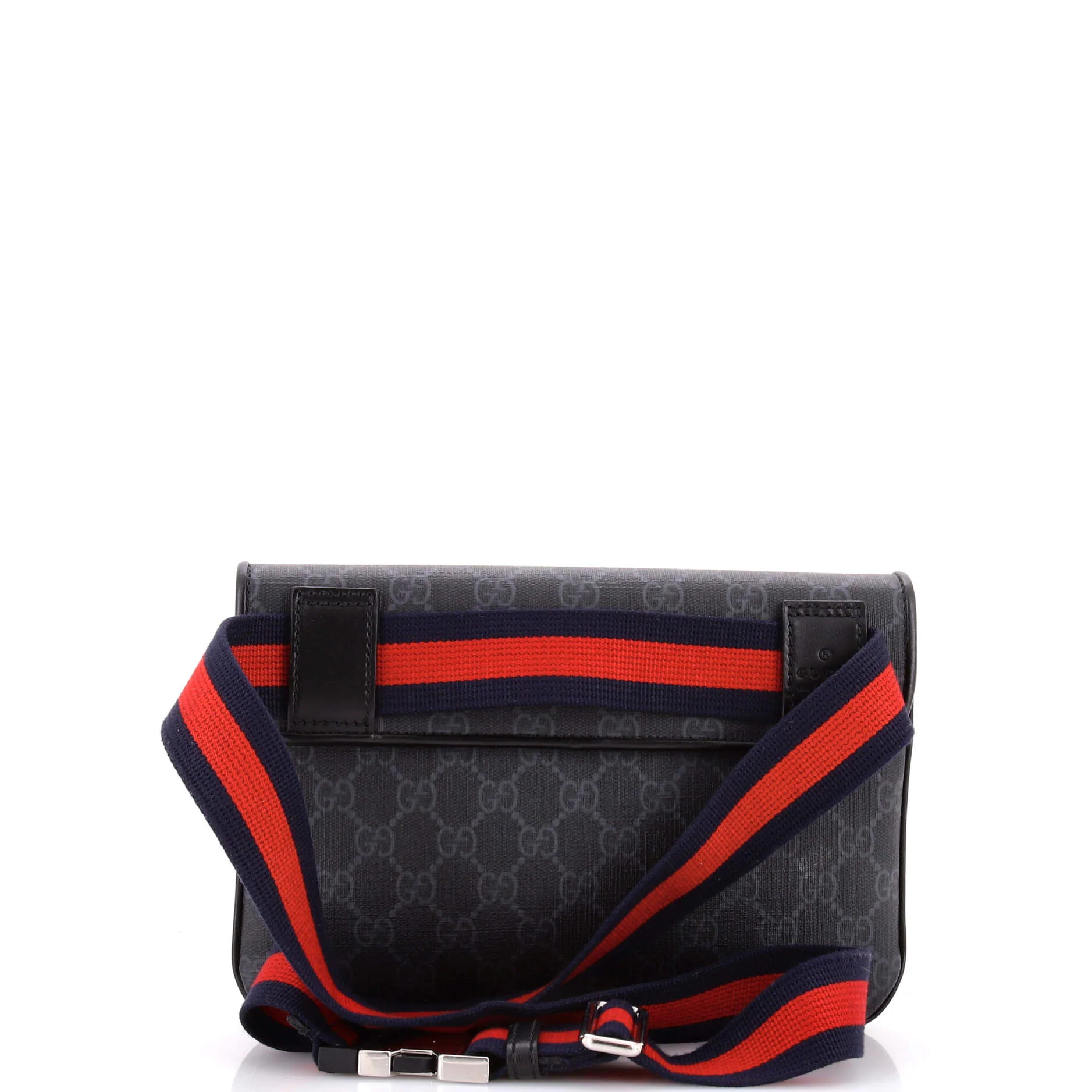 Web Flap Belt Bag GG Coated Canvas - Image 3