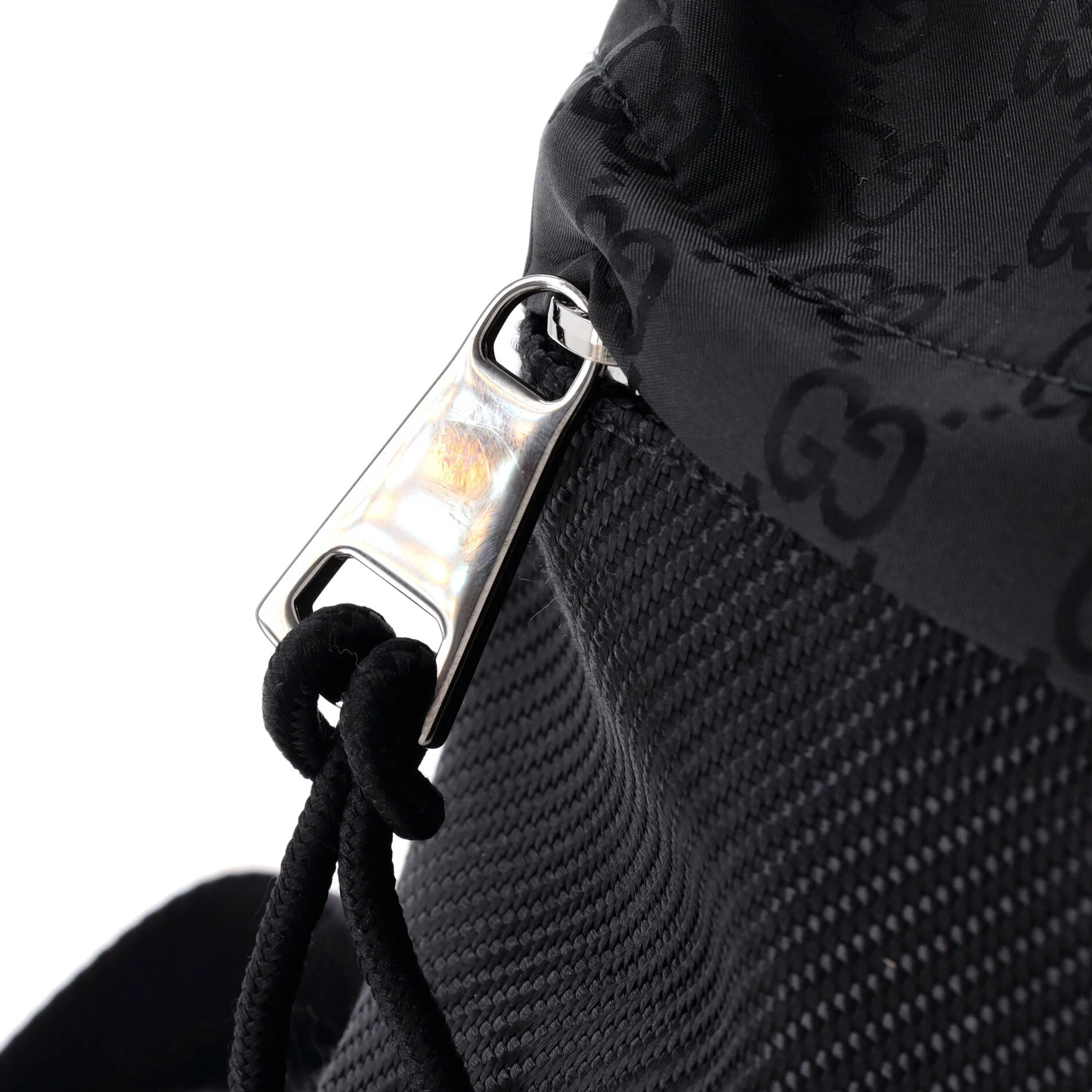 Web Flap Crossbody Bag Guccissima Nylon Medium - Image 6