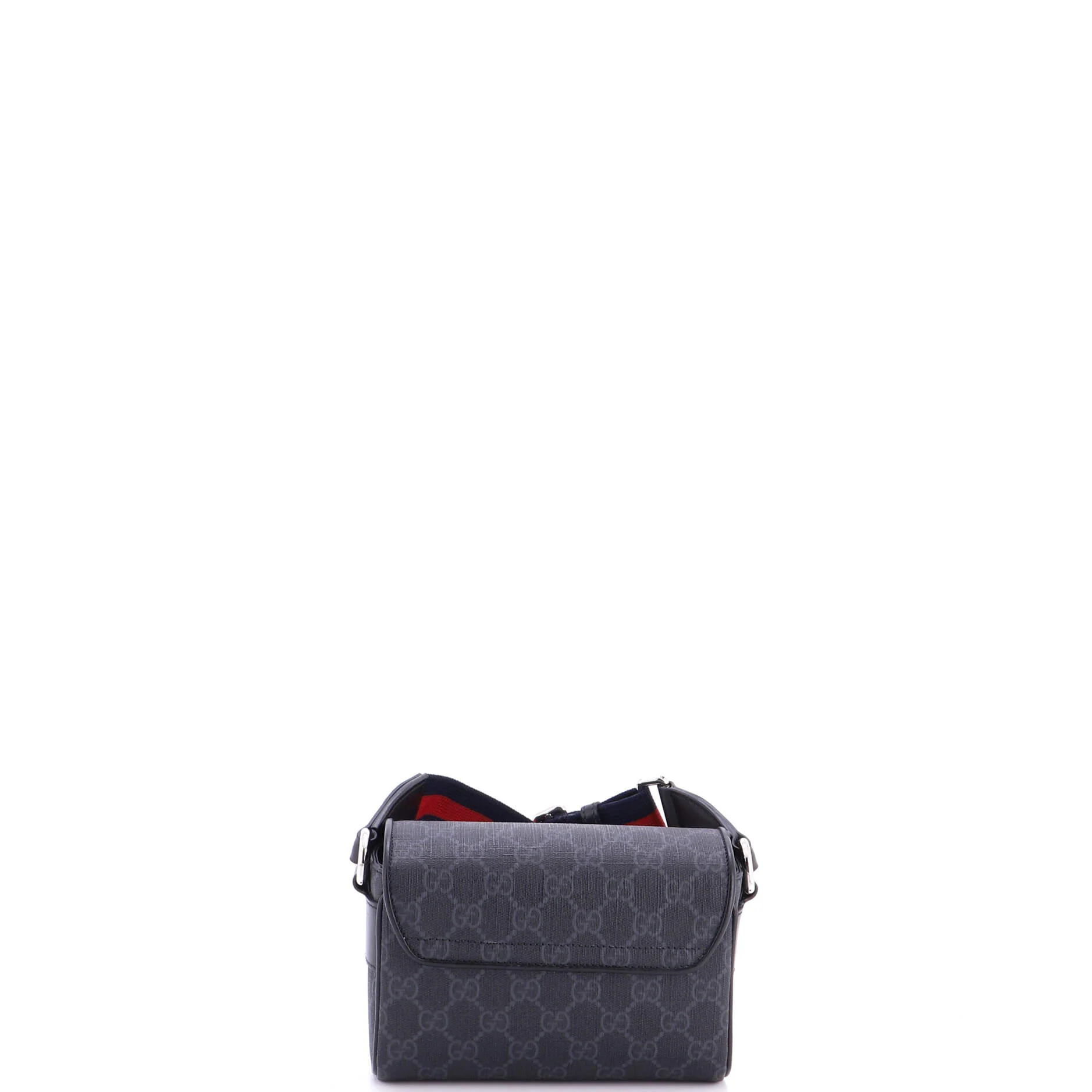 Web Flap Messenger Bag GG Coated Canvas Super Mini - Image 3