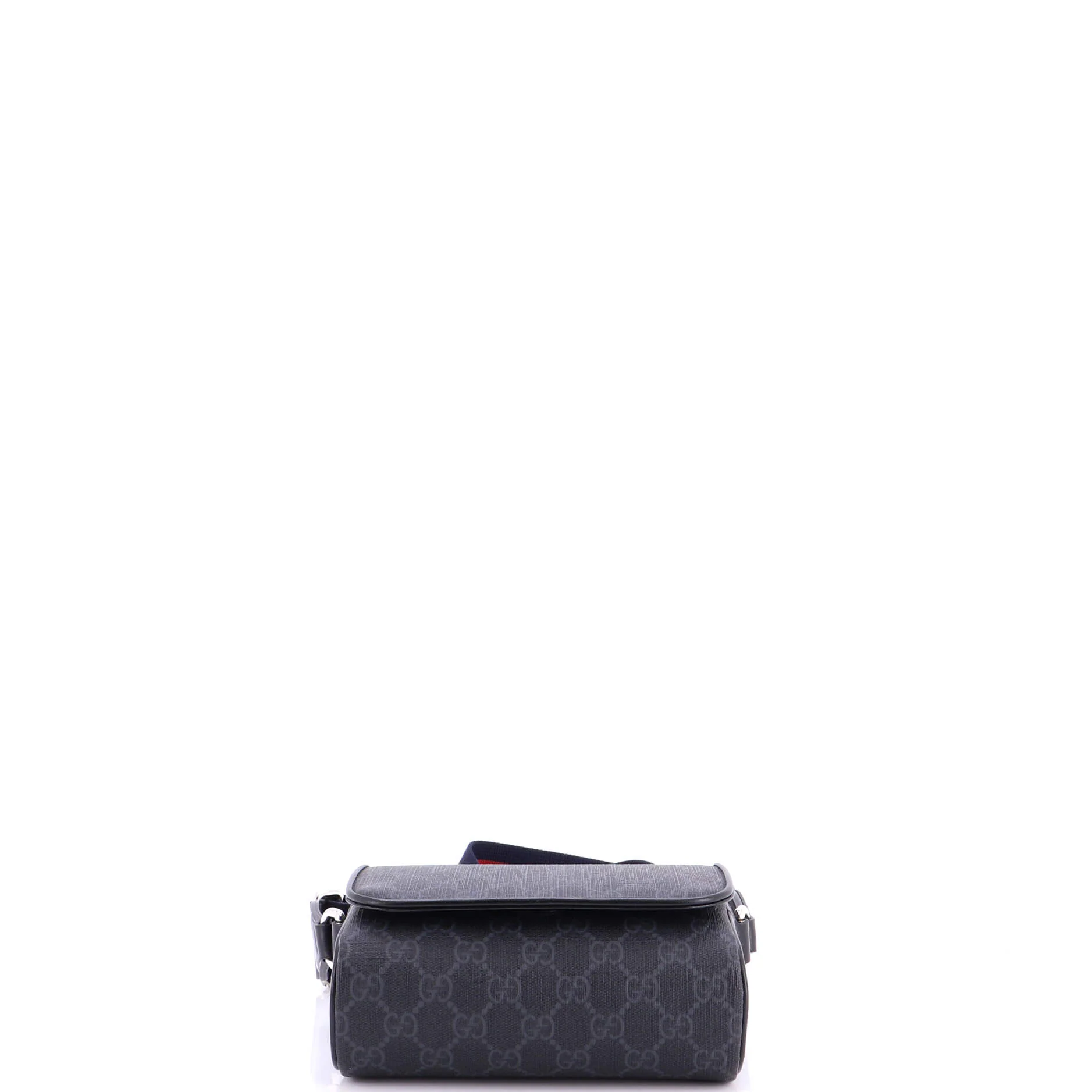 Web Flap Messenger Bag GG Coated Canvas Super Mini - Image 4