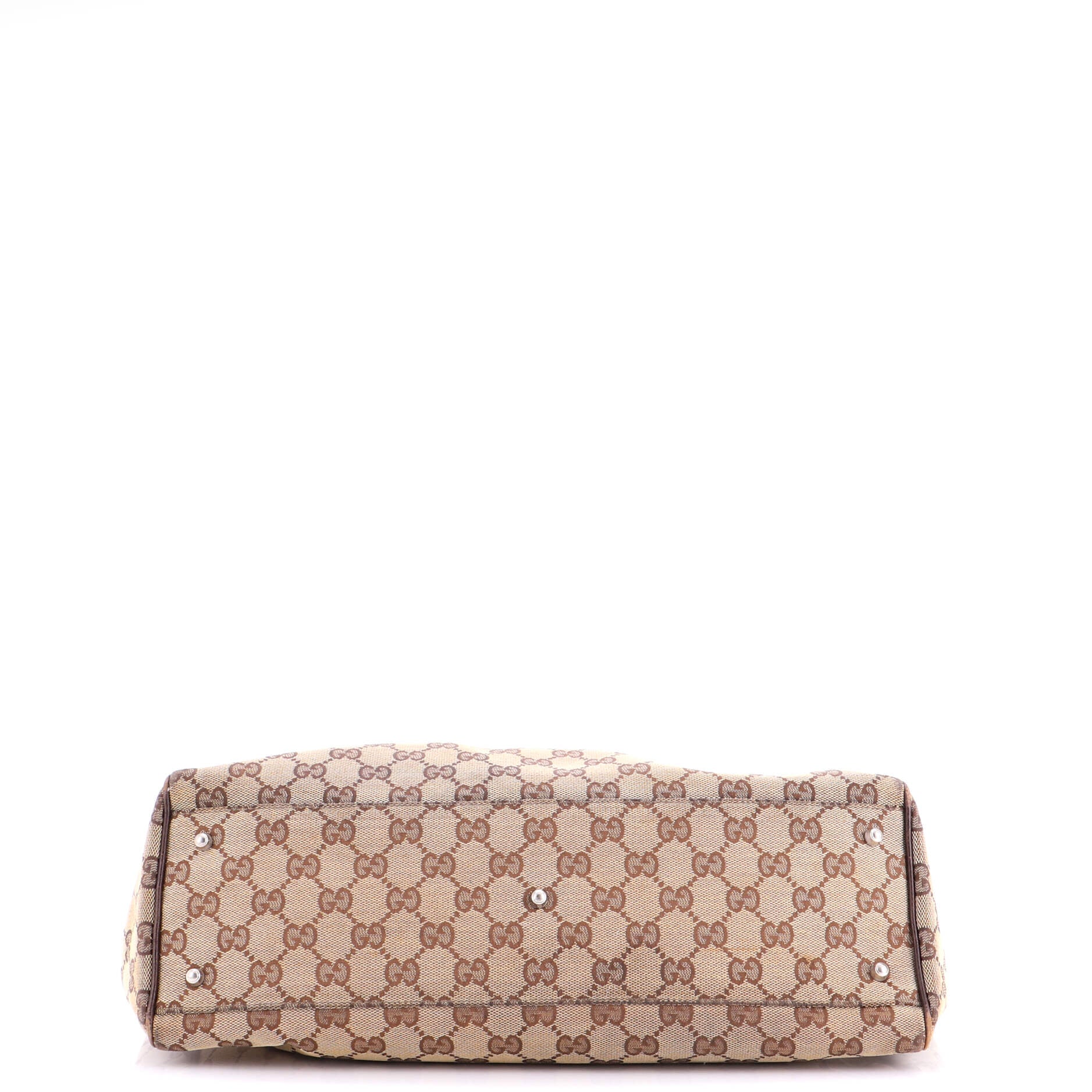 Web Handle Buckle Tote GG Canvas Large - Image 4