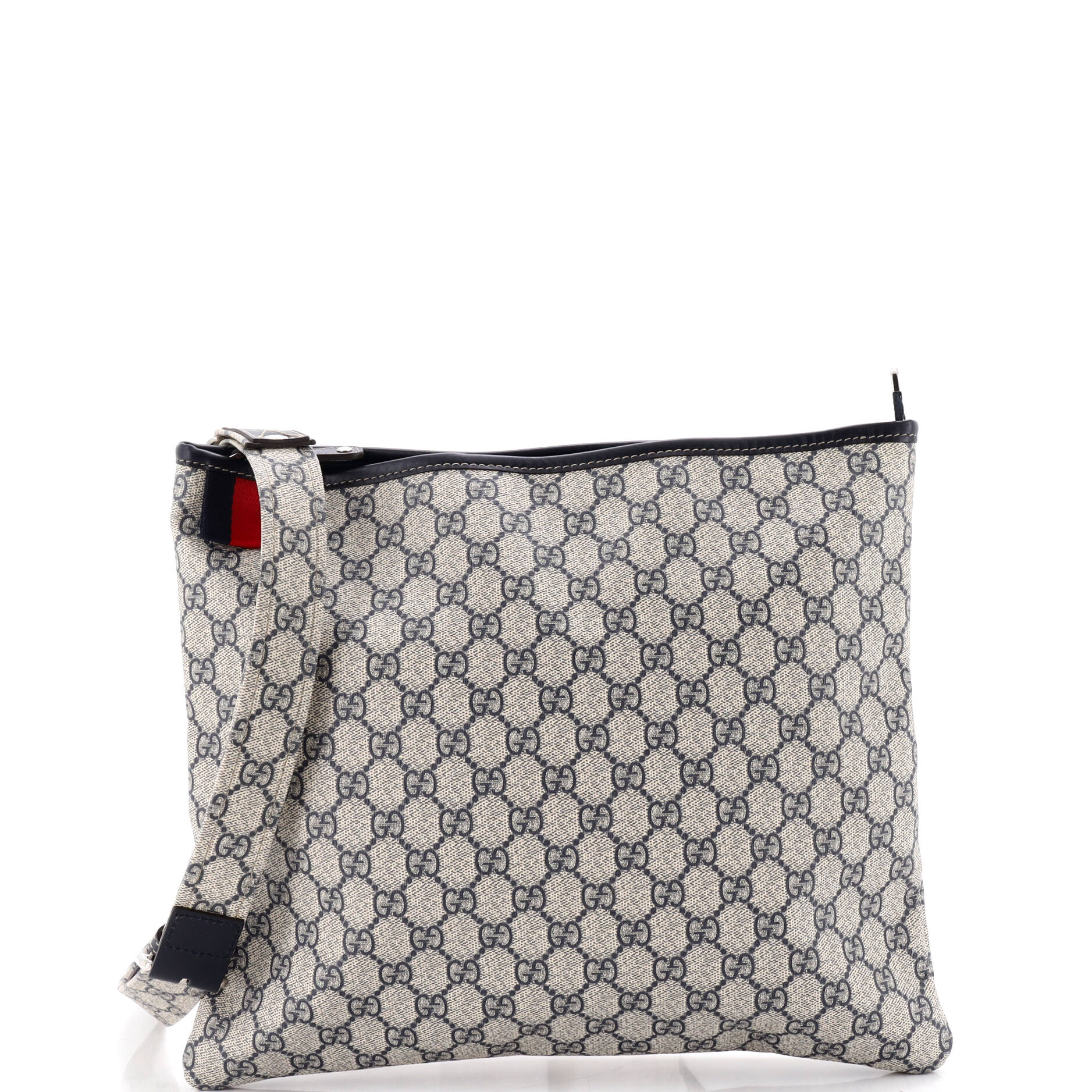 Web Loop Flat Messenger GG Coated Canvas Large