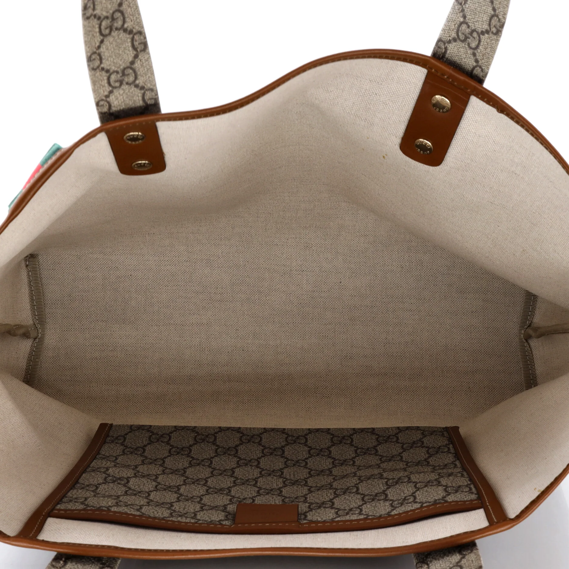 Web Loop Tote GG Coated Canvas Medium - Image 5