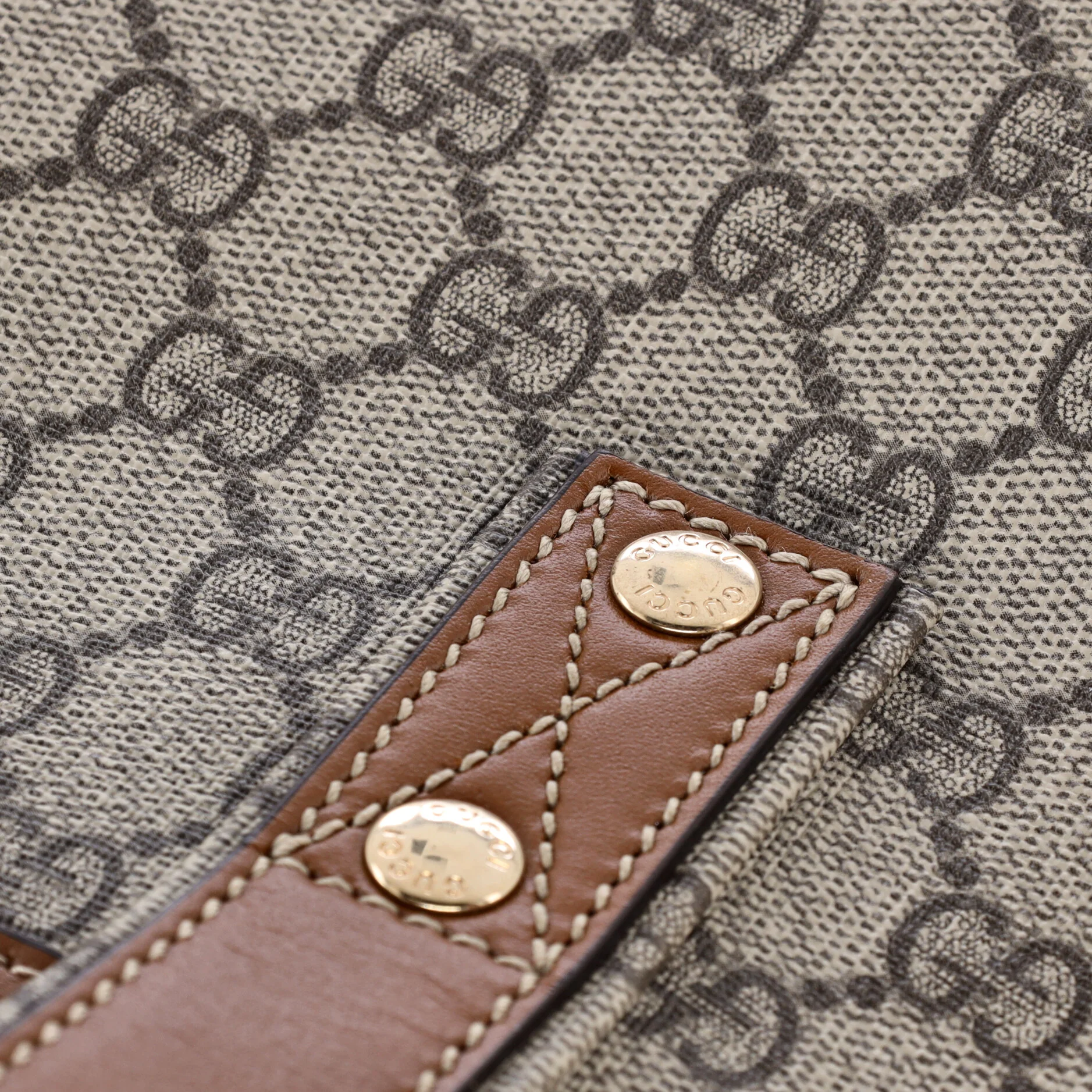 Web Loop Tote GG Coated Canvas Medium - Image 6