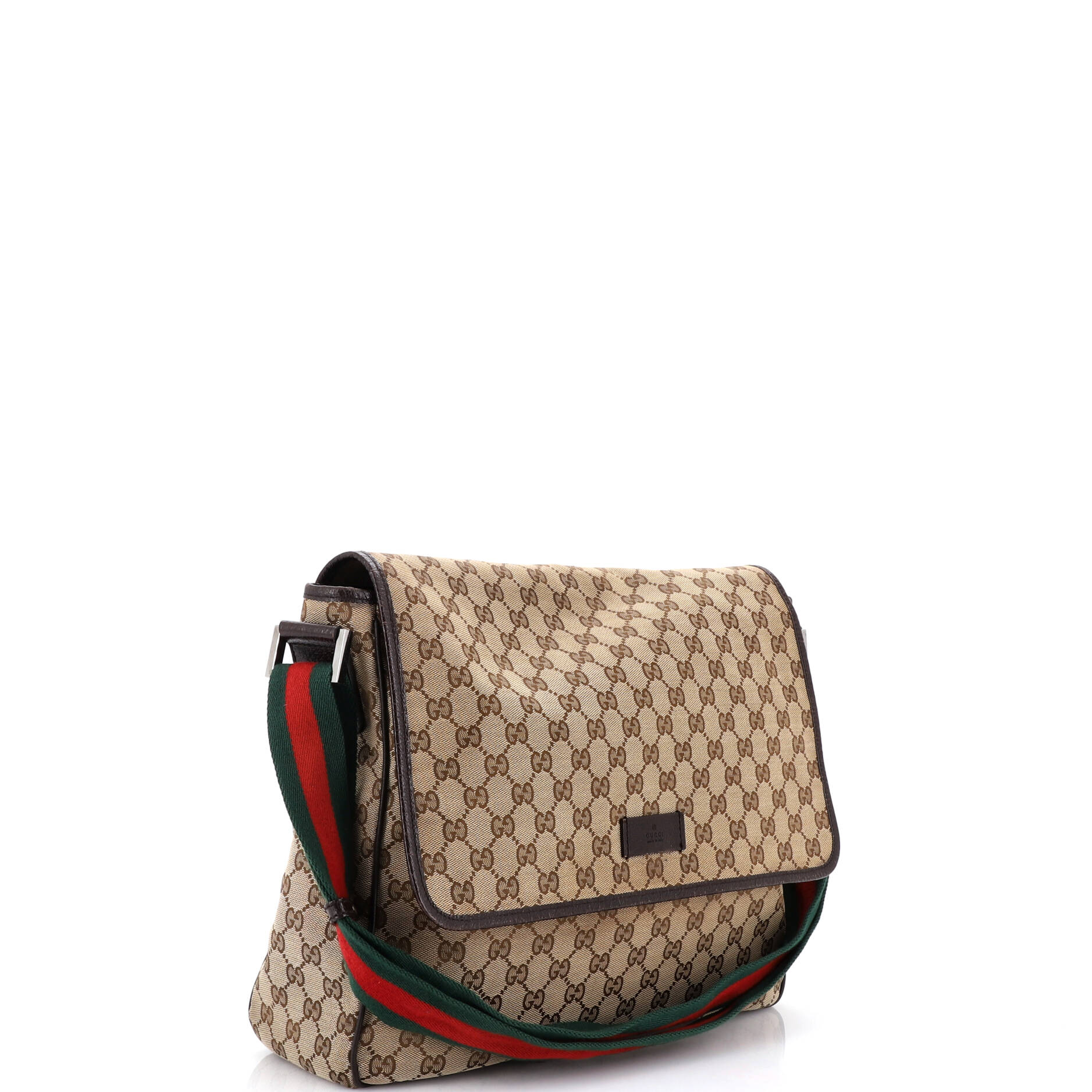 Web Strap Flap Messenger GG Canvas Medium - Image 2