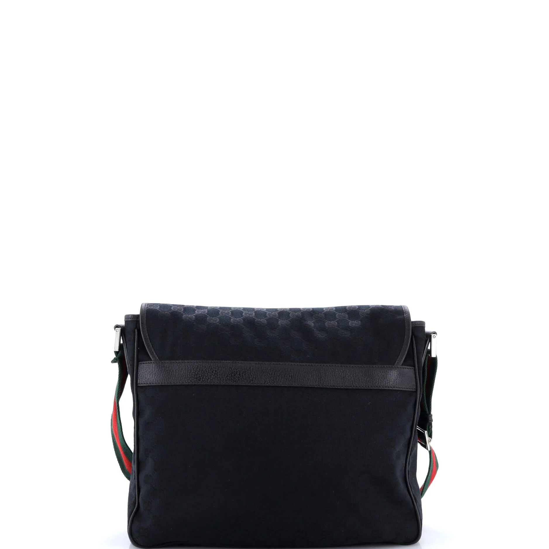 Web Strap Flap Messenger GG Canvas Medium - Image 3