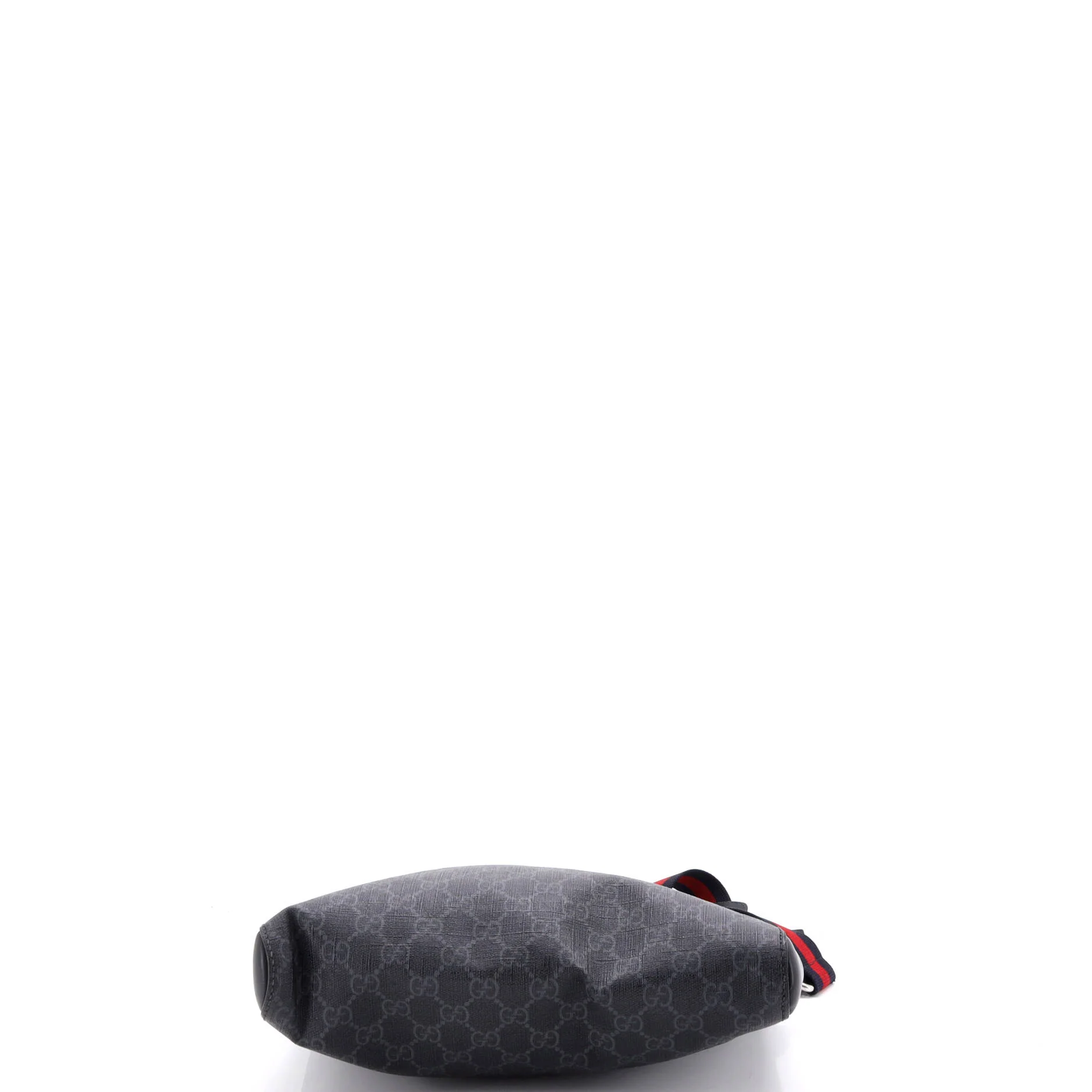 Web Strap Front Zip Messenger Bag GG Coated Canvas Medium - Image 4