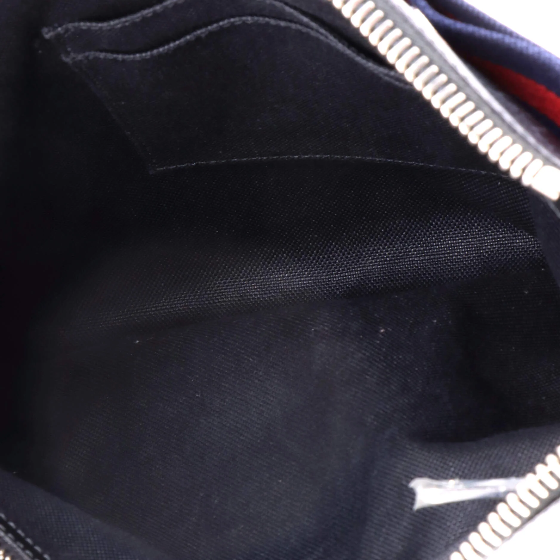 Web Strap Front Zip Messenger Bag GG Coated Canvas Medium - Image 5
