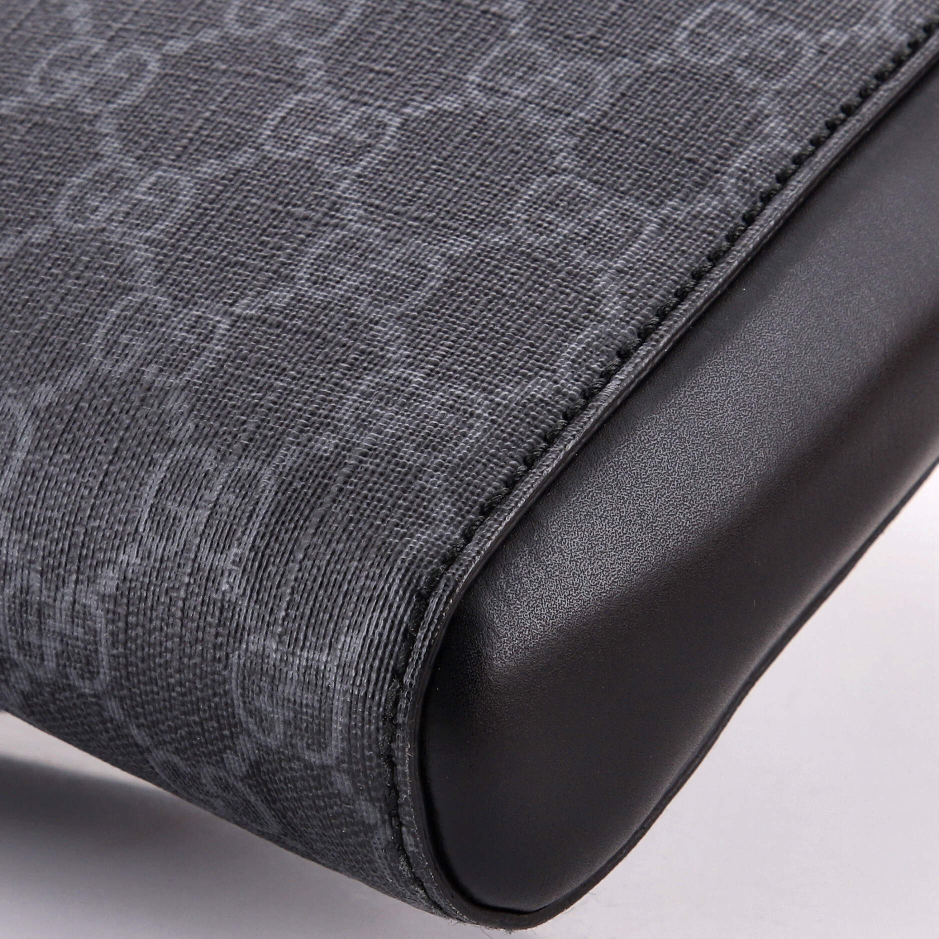 Web Strap Front Zip Messenger Bag GG Coated Canvas Medium - Image 6