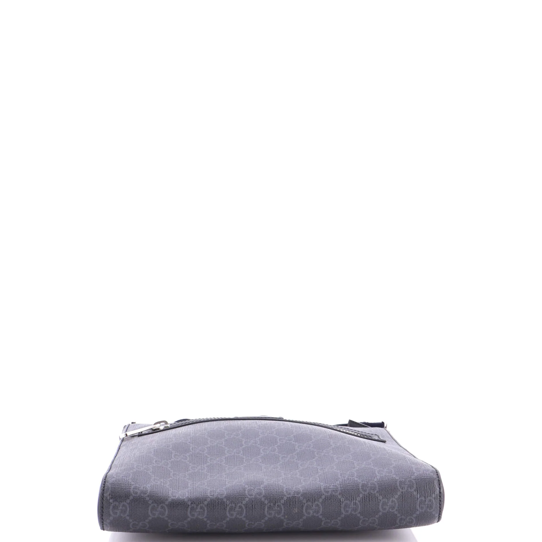 Web Strap Front Zip Messenger Bag GG Coated Canvas Medium - Image 4