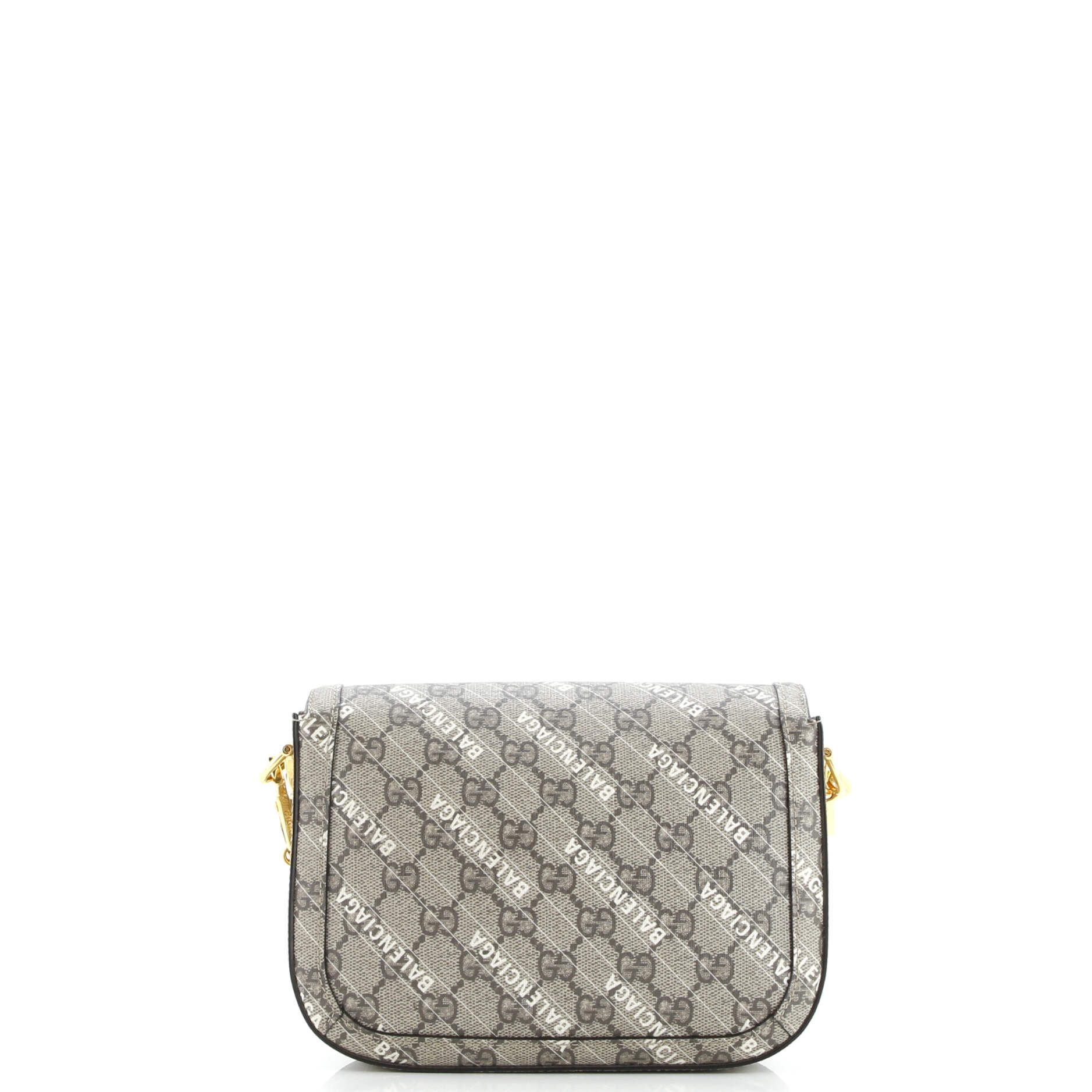 x Balenciaga The Hacker Project Horsebit 1955 Shoulder Bag GG Coated Canvas Mini - Image 8