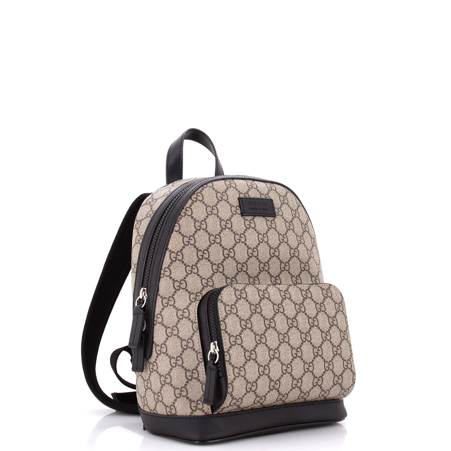 Zip Pocket Backpack GG Coated Canvas Small - Image 2