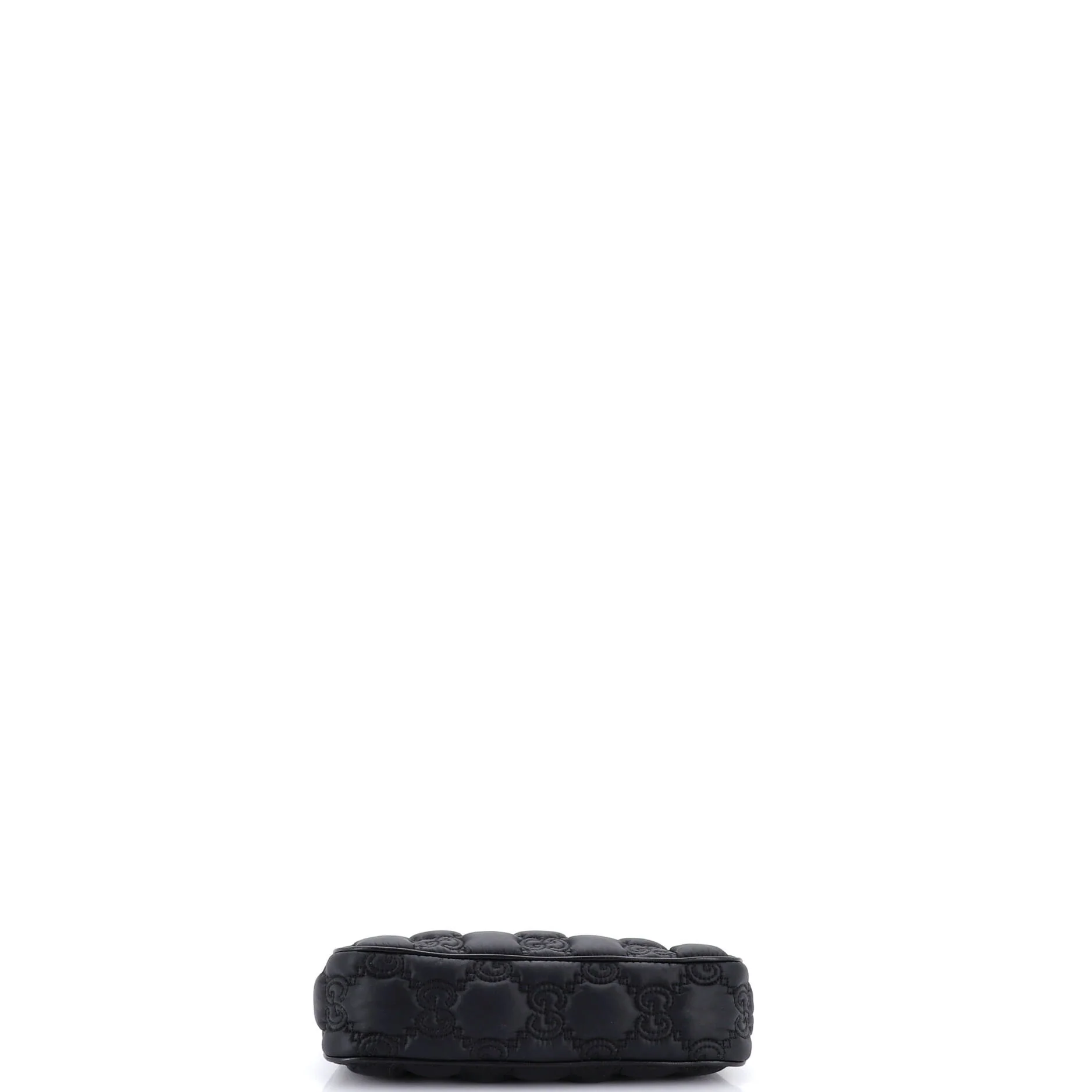 Zip Shoulder Bag GG Embossed Matelasse Nylon with Leather Mini - Image 4