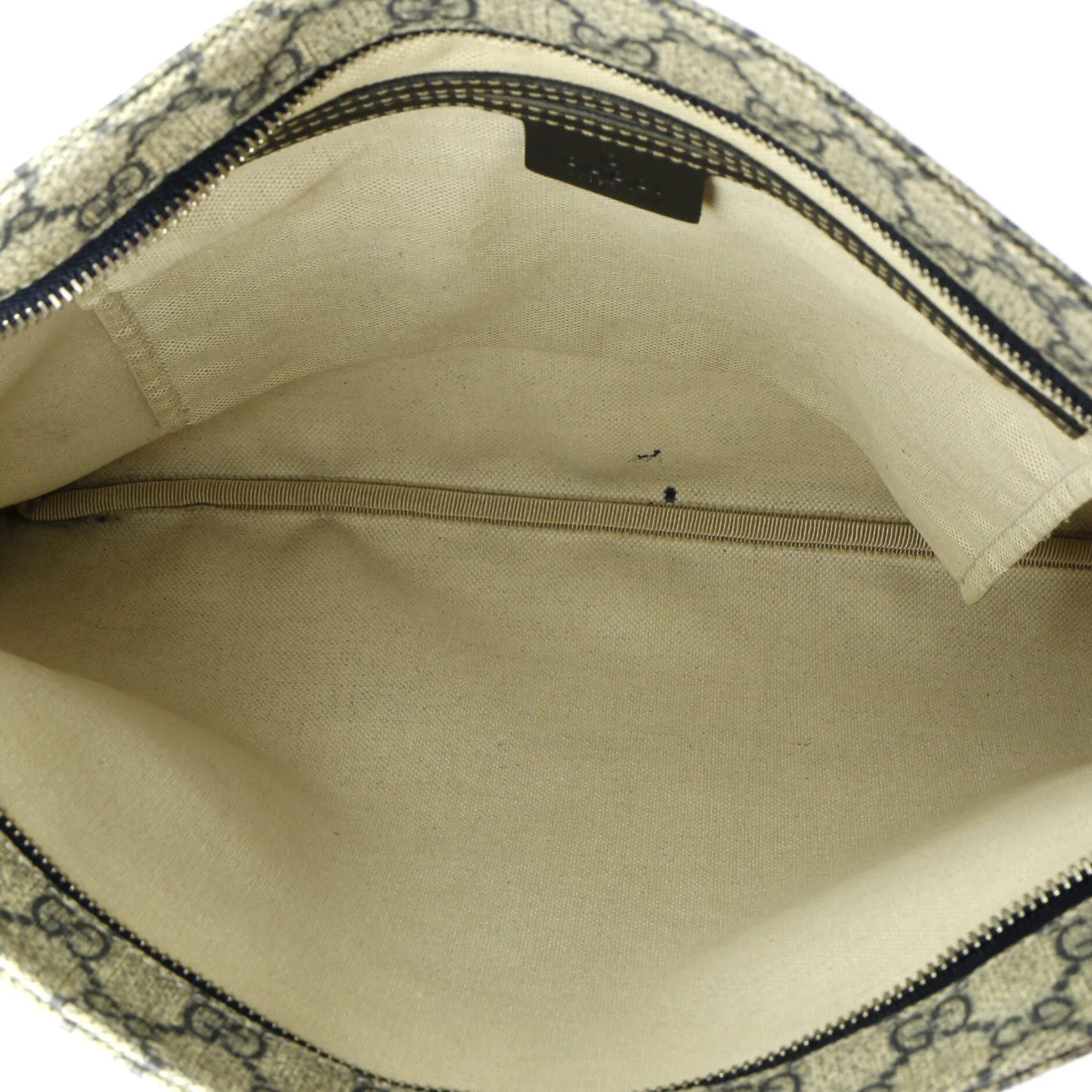 Zip Top Messenger Bag GG Coated Canvas Large - Image 5