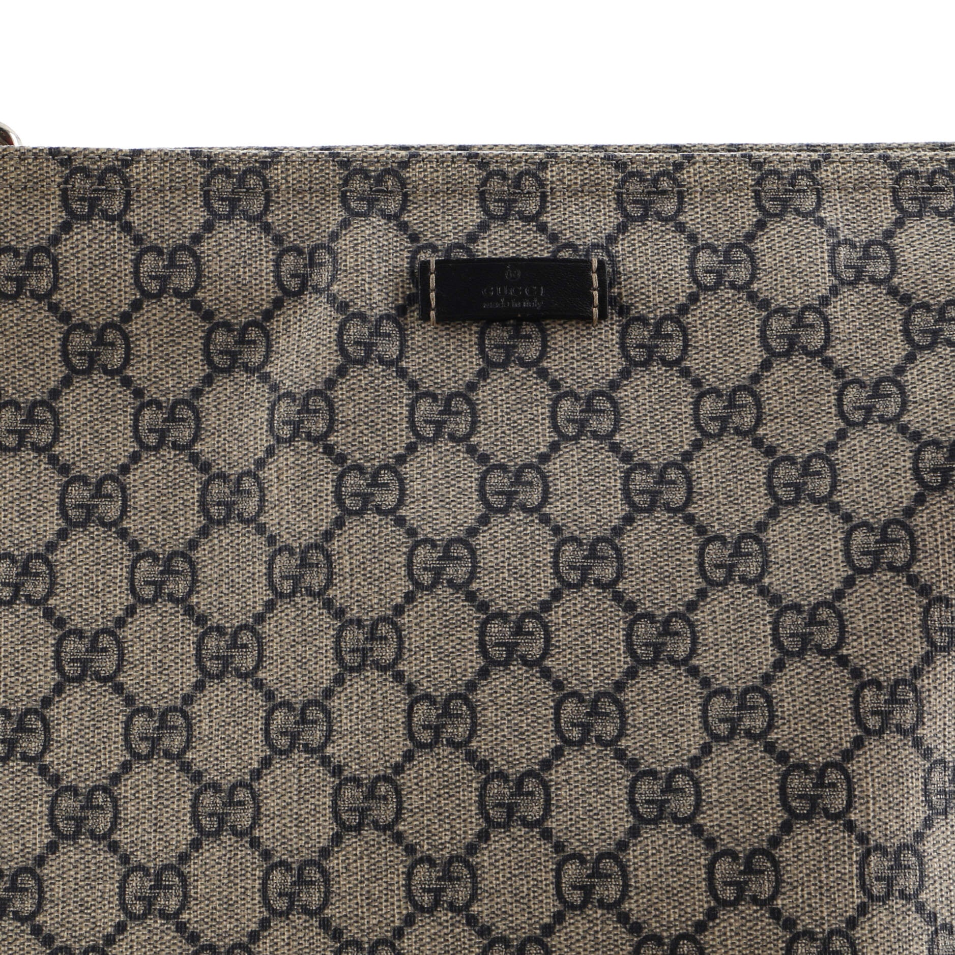 Zip Top Messenger Bag GG Coated Canvas Large - Image 6