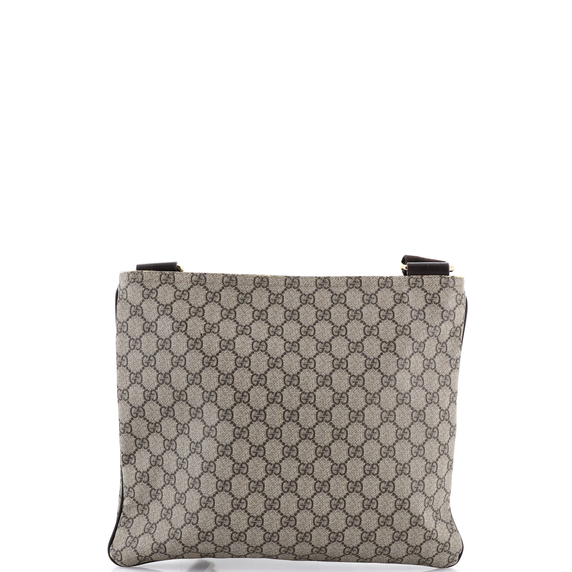 Zip Top Messenger Bag GG Coated Canvas Large - Image 3