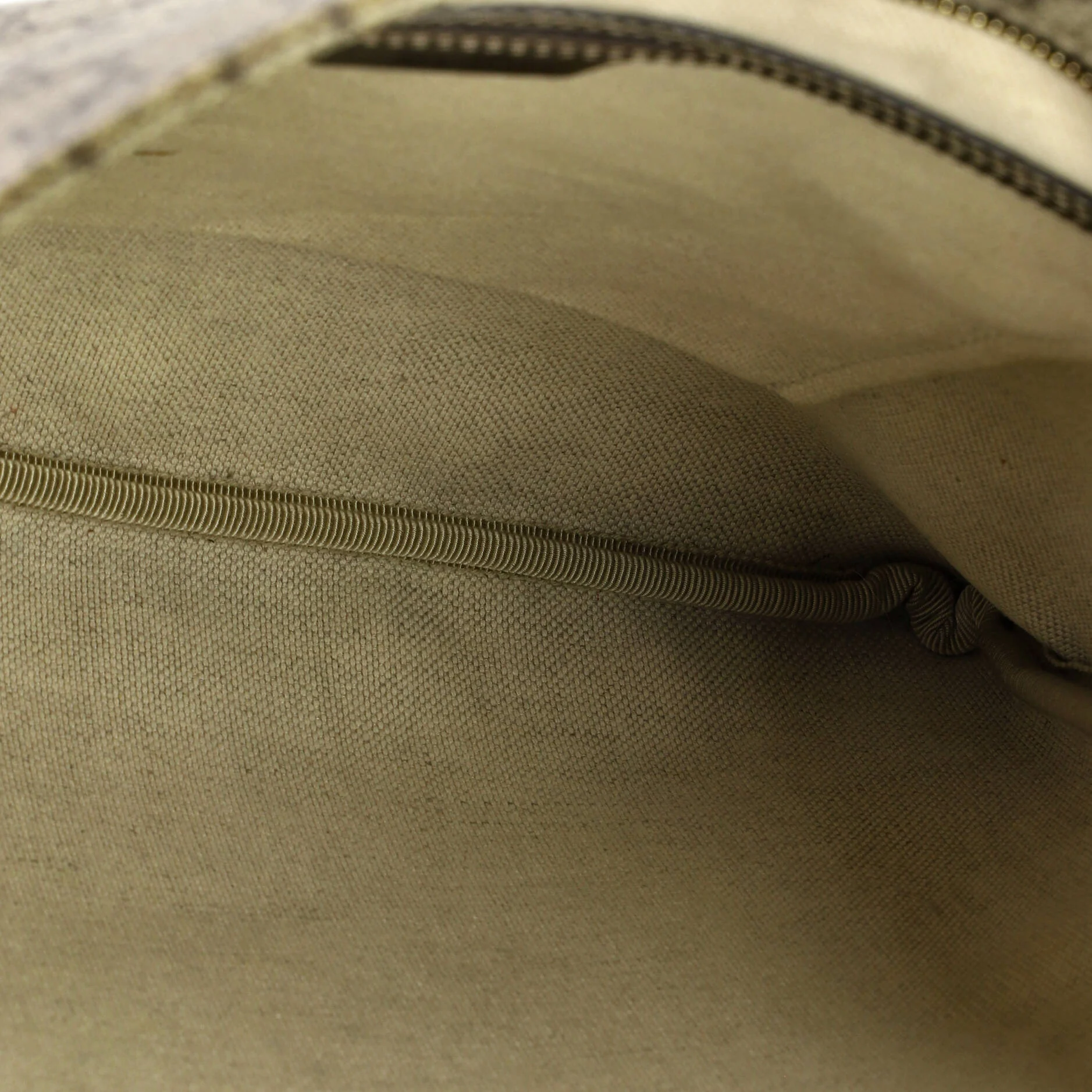 Zip Top Messenger Bag GG Coated Canvas Large - Image 5