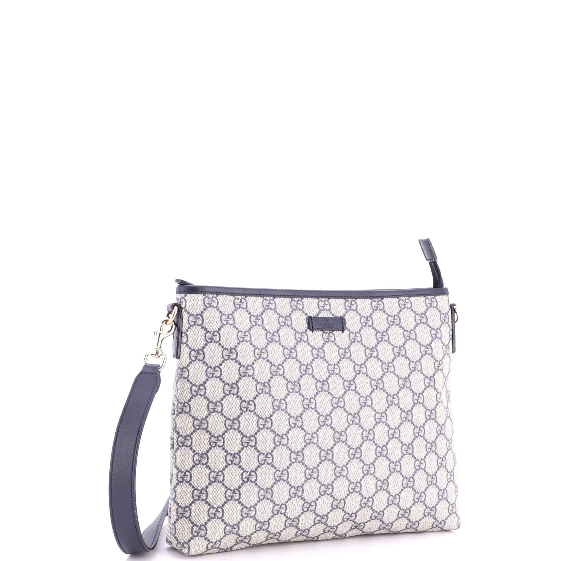 Zip Top Messenger Bag GG Coated Canvas Medium - Image 2
