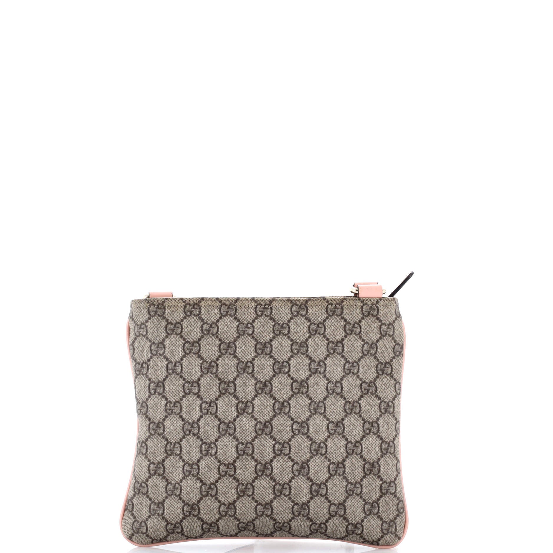 Zip Top Messenger Bag GG Coated Canvas Small - Image 3