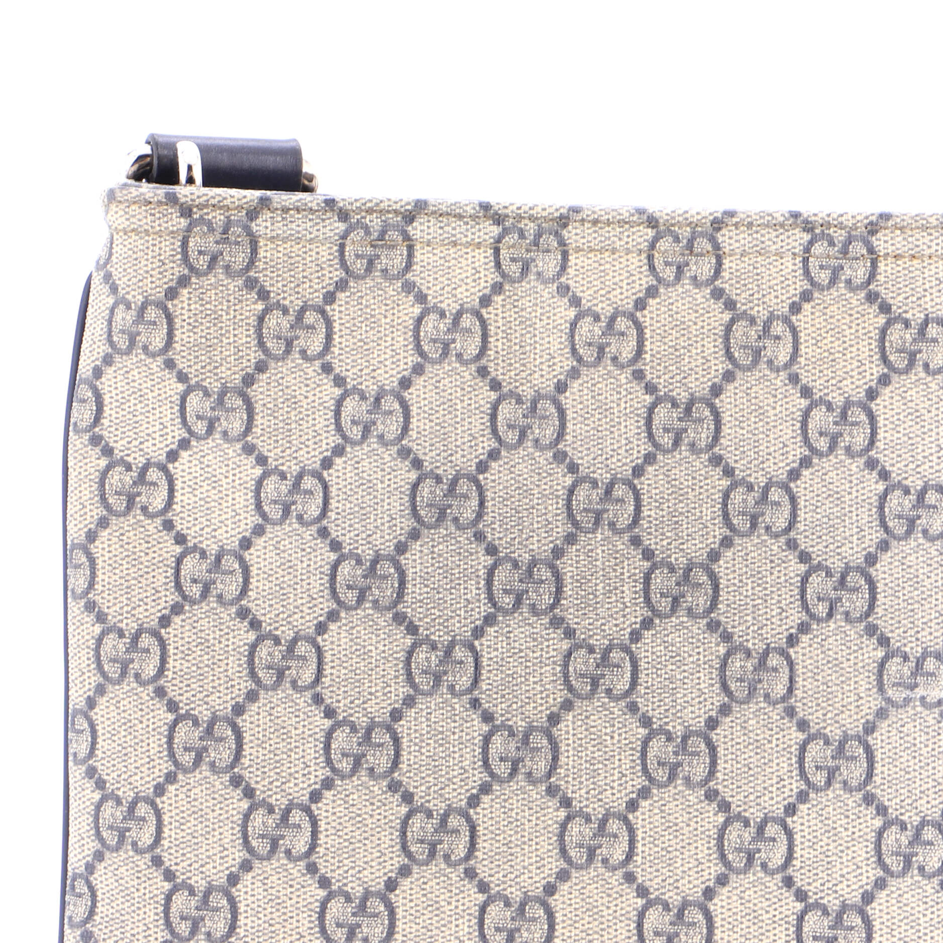 Zip Top Messenger Bag GG Coated Canvas Small - Image 6
