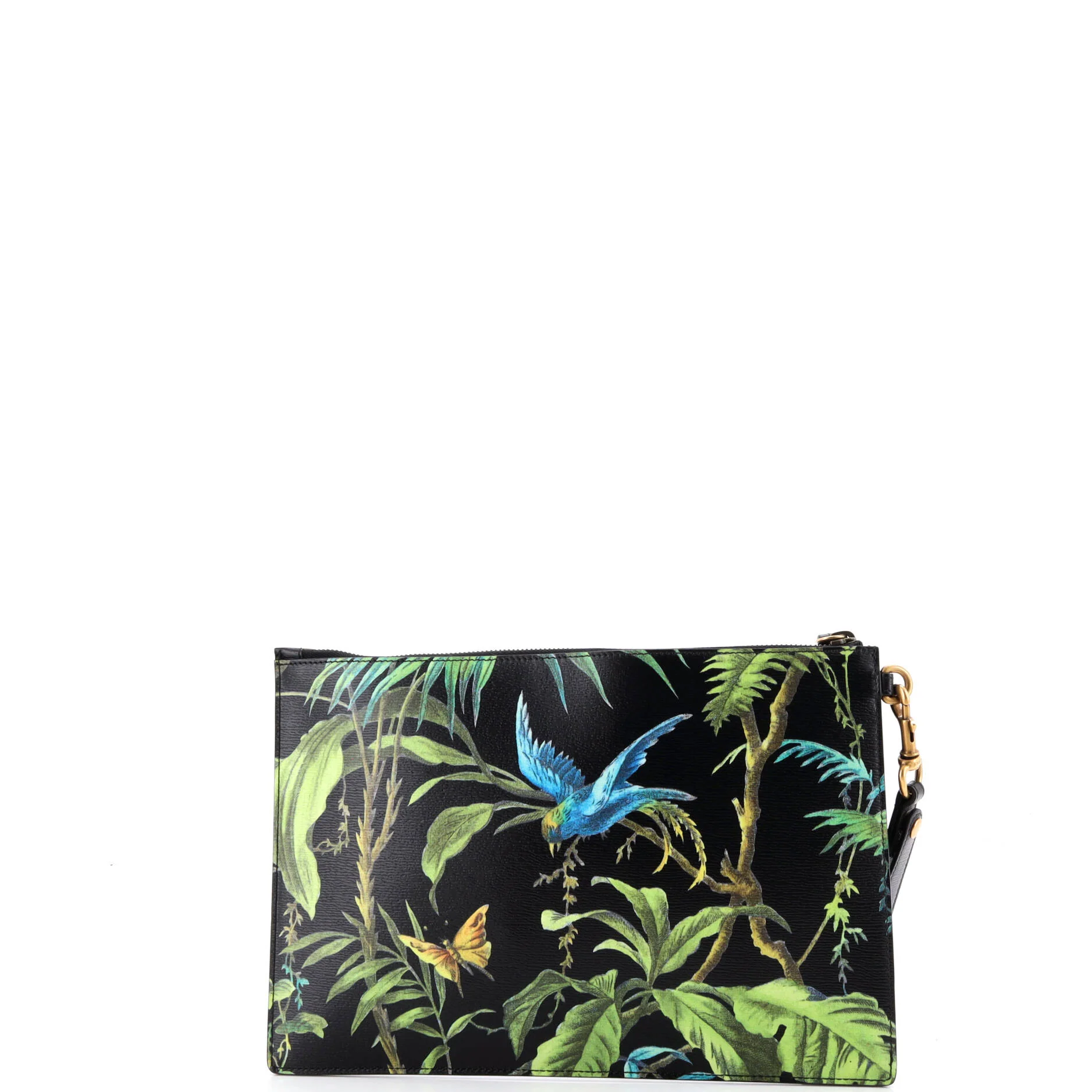 Zipped Pouch Printed Leather Large - Image 3