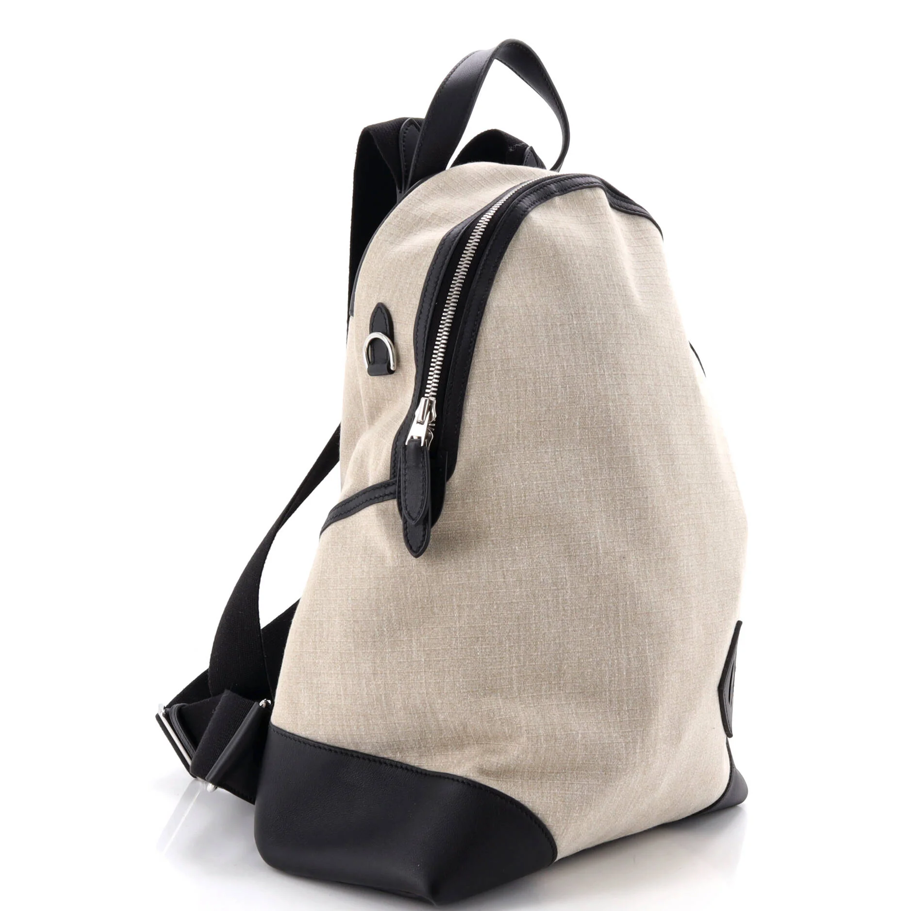 Allback Backpack Bivouac Toile with Leather - Image 2