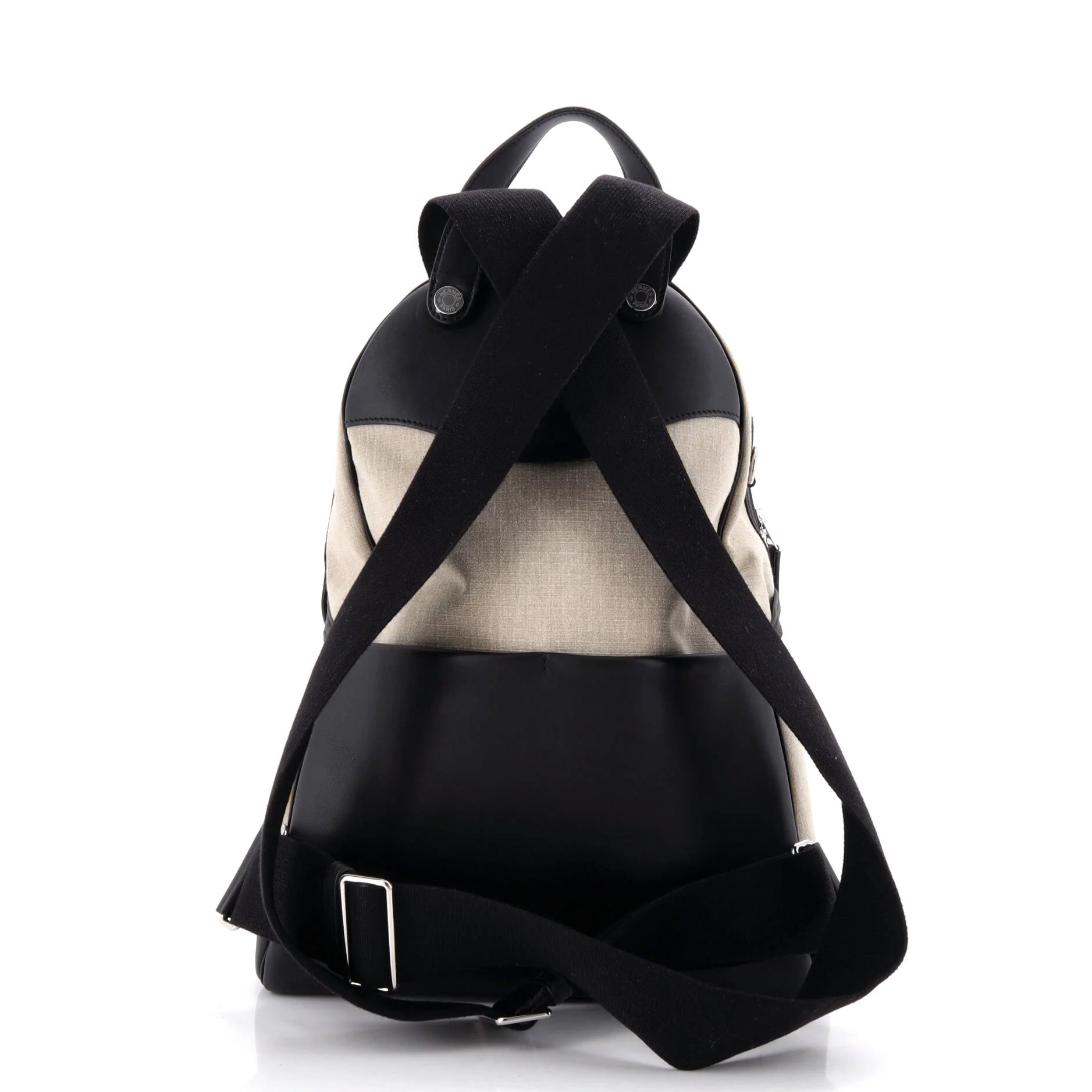 Allback Backpack Bivouac Toile with Leather - Image 3
