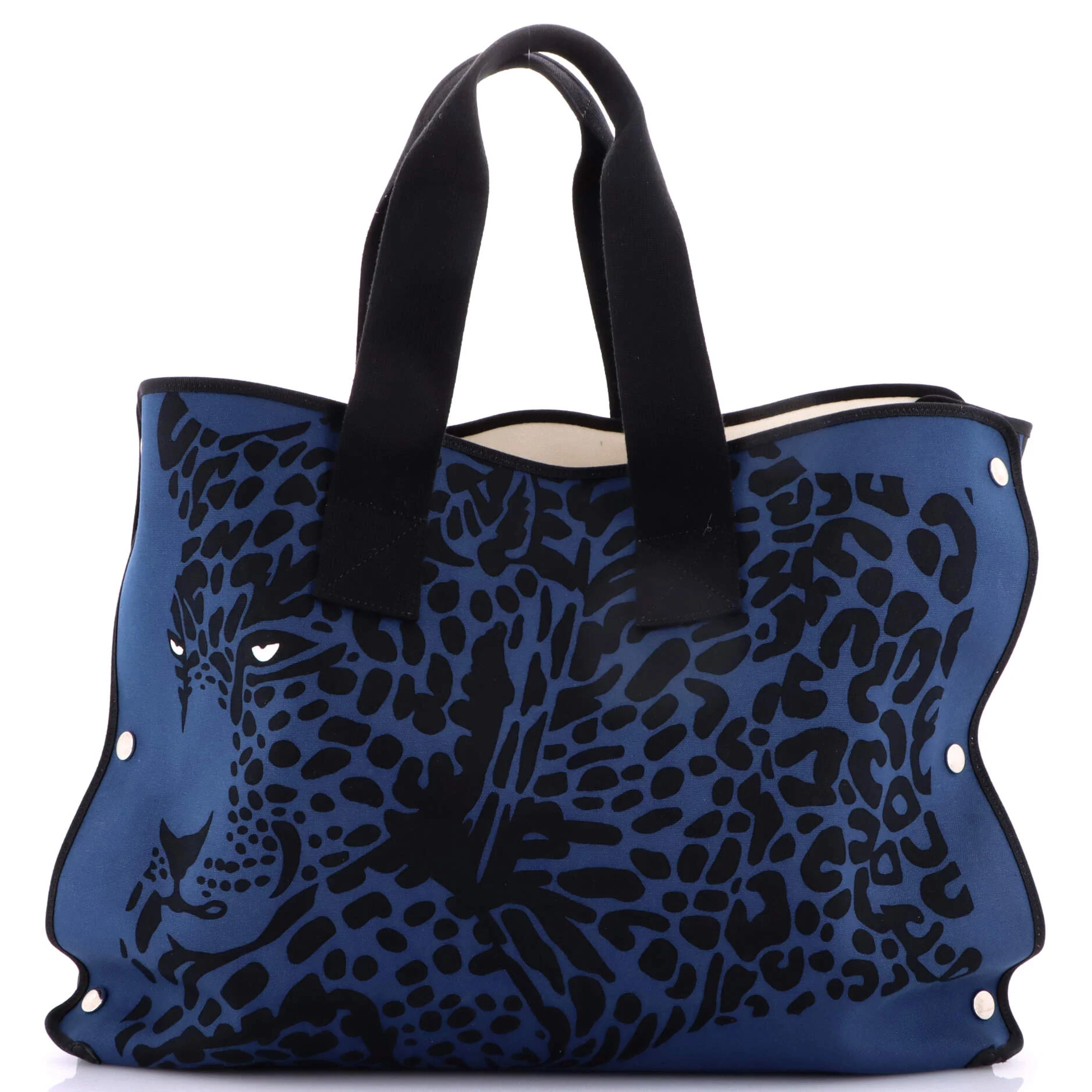 Beach Tote Printed Toile Large